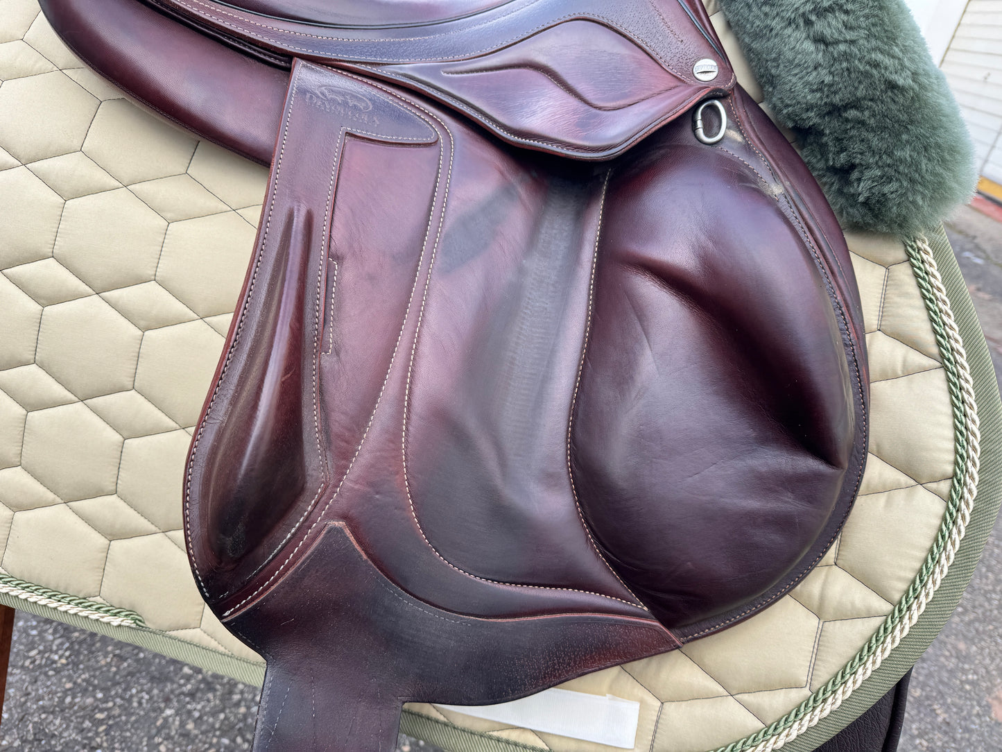#74 Devoucoux Chiberta LAB Springsattel Eventingsattel 18 Zoll braun