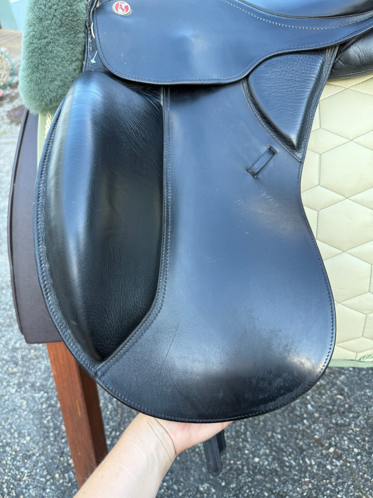#184 Kieffer Lusitano Exklusiv Dressursattel Drop Panel Sitzgrösse I
