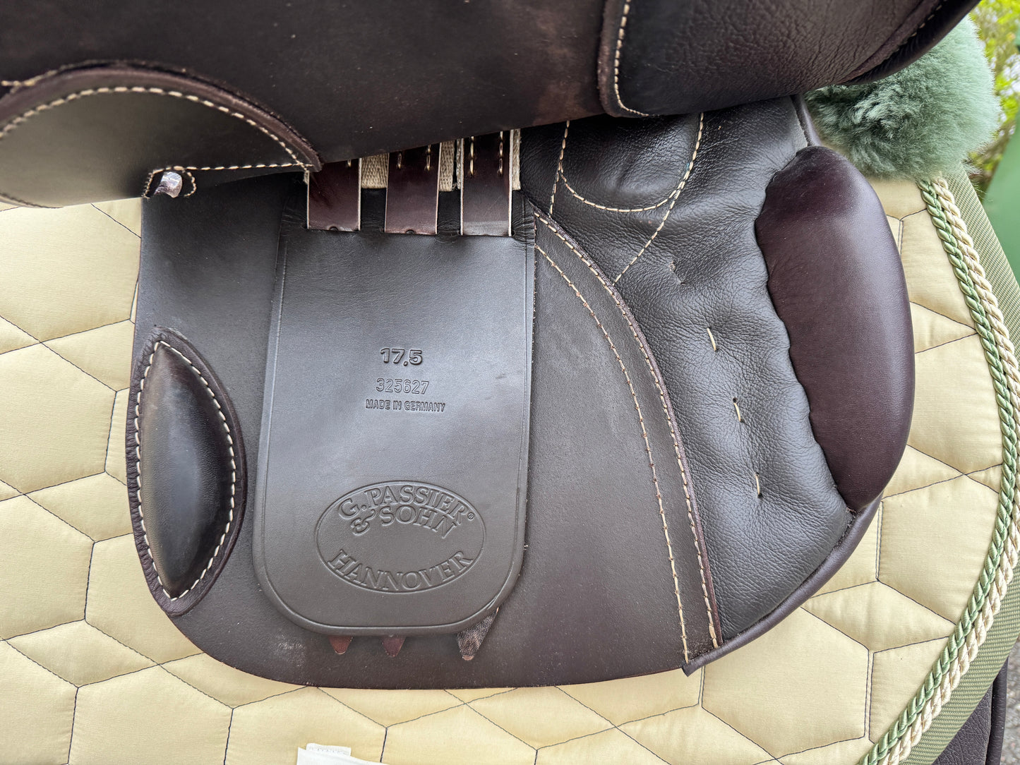 #K119 Passier Evo-S Springsattel 17,5 Zoll braun neuwertig
