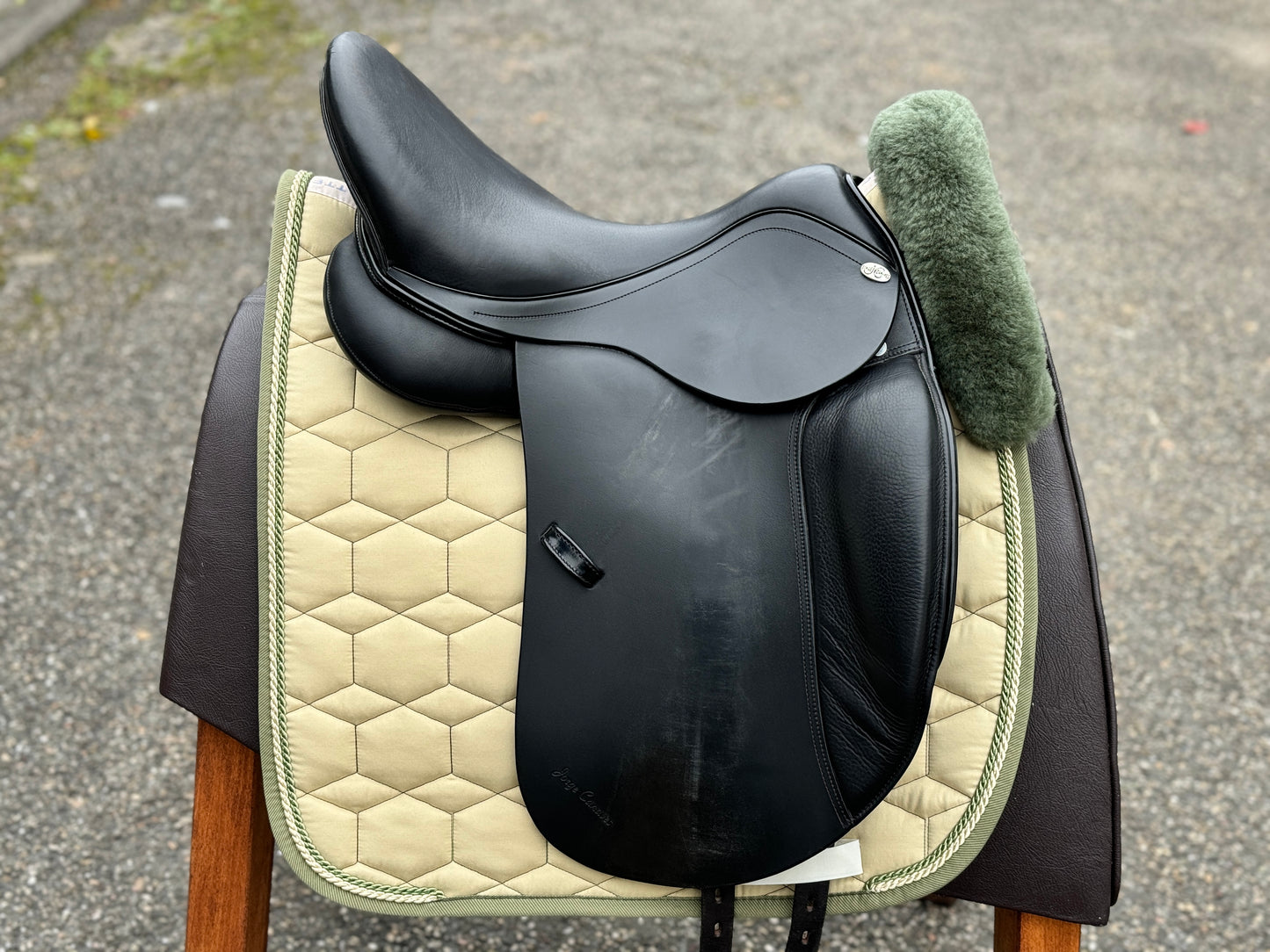 #55 Jorge Canaves dressage saddle Prototyp/Belgrano 17.5 inches