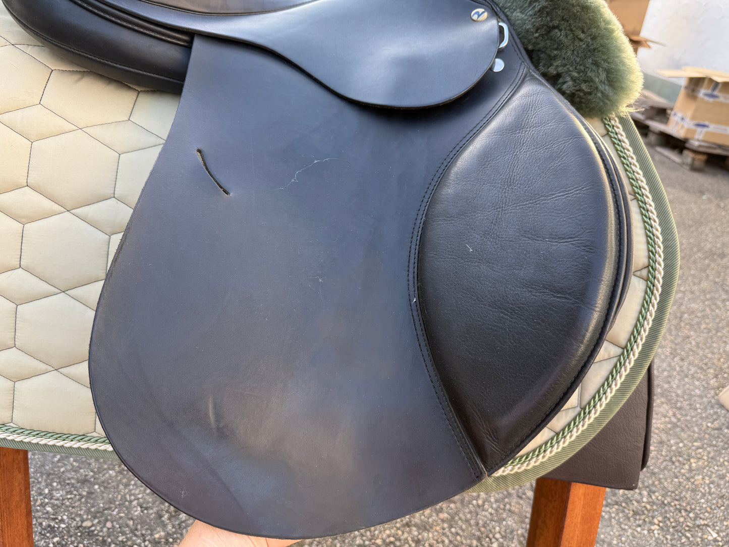 #K126 Busse Bristol 18 Zoll MW Vielseitigkeitssattel