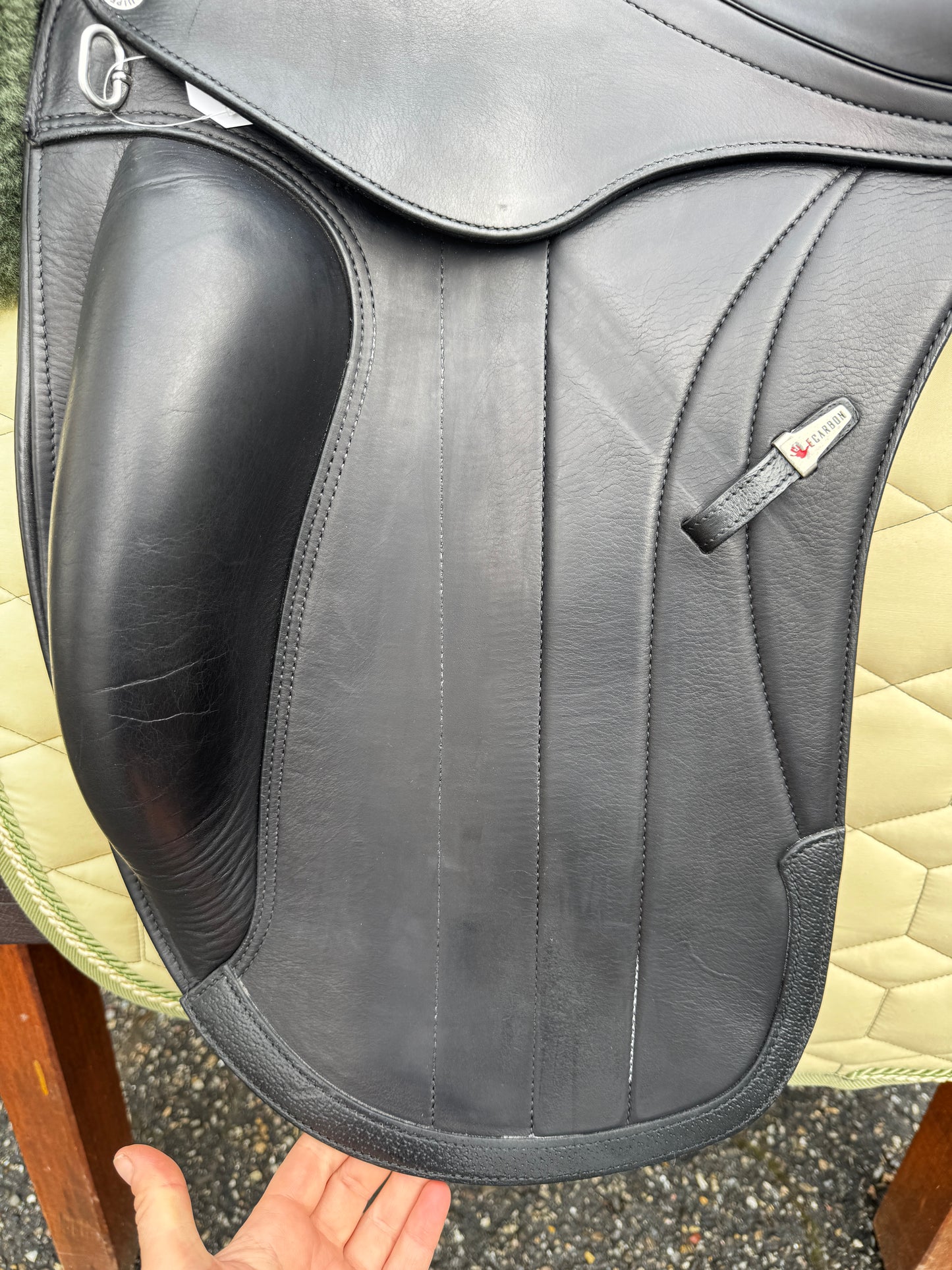 #K130 Selleria Equipe Viktoria Carbon Dressursattel 17 Zoll