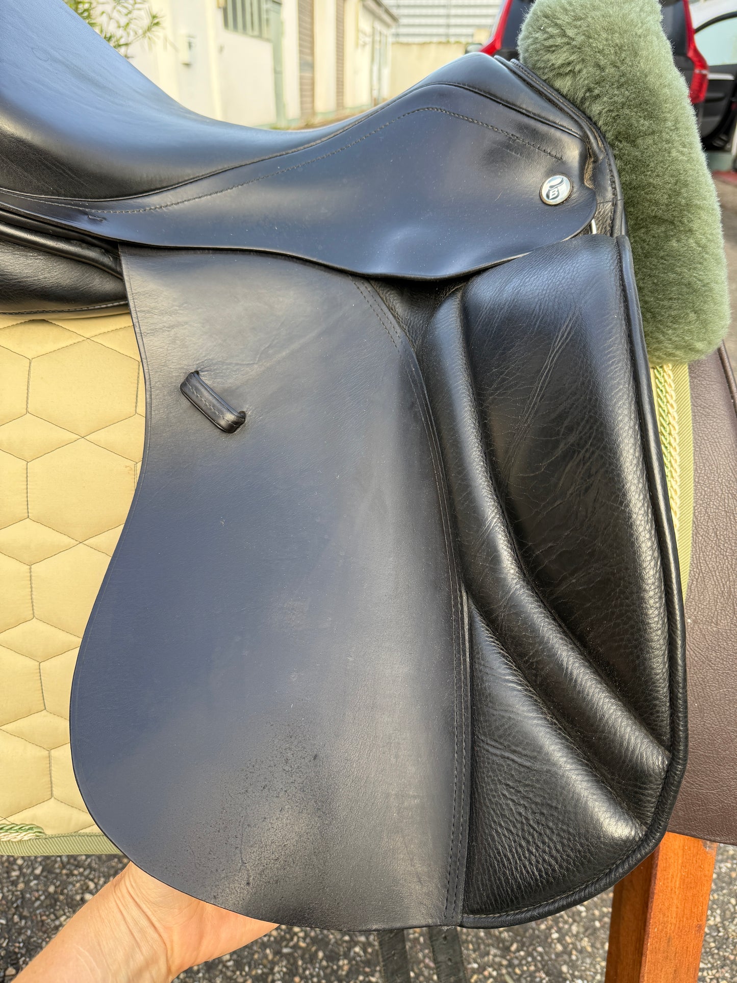 #K169 Niedersüß Bynamic Dressursattel 18 Zoll wechselbares Kopfeisen