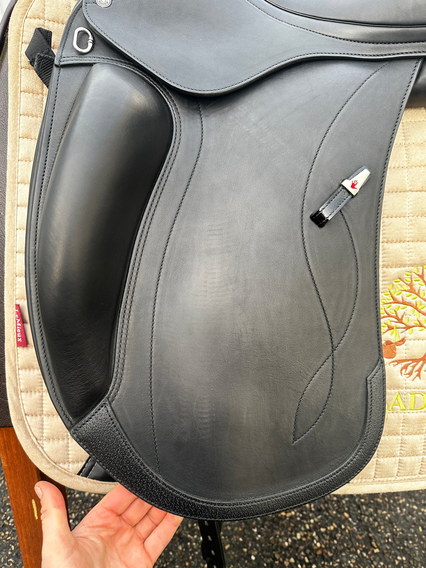 Selleria Equipe Olympia Monoblatt Dressursattel 17,5 fast NEU