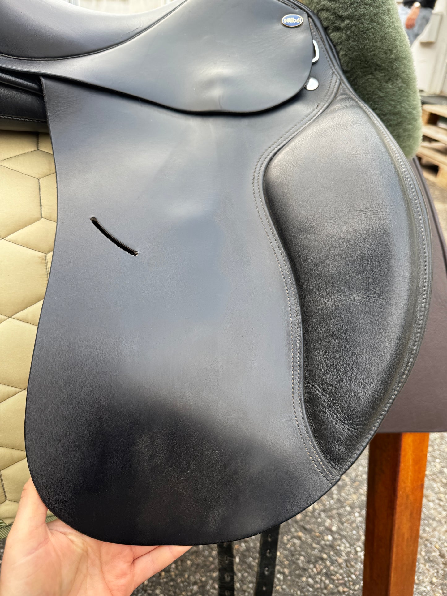 #123 Busse Basel Dressursattel 16,5 Zoll MW Ponysattel