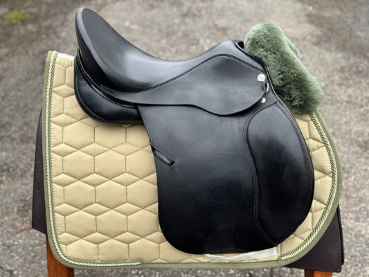 #K119 Sommer Opus Vielseitigkeitssattel 17,5 Zoll schwarz aus 2020