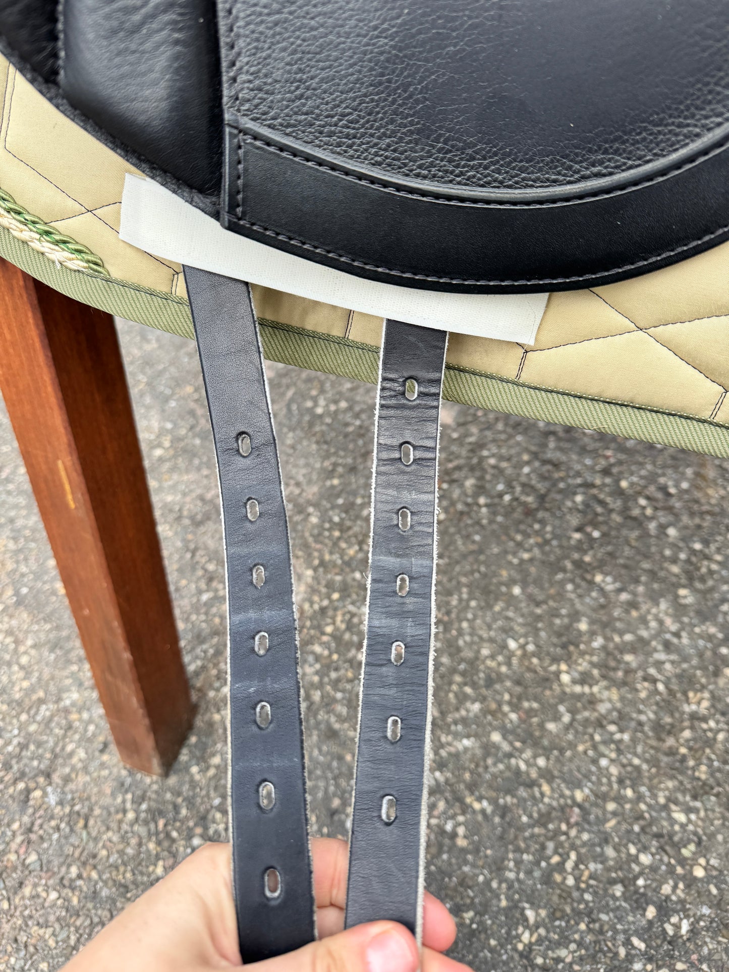 #K124 Euroriding by Passier Andreas Dibowski Dressursattel 17 Zoll Lifterkissen