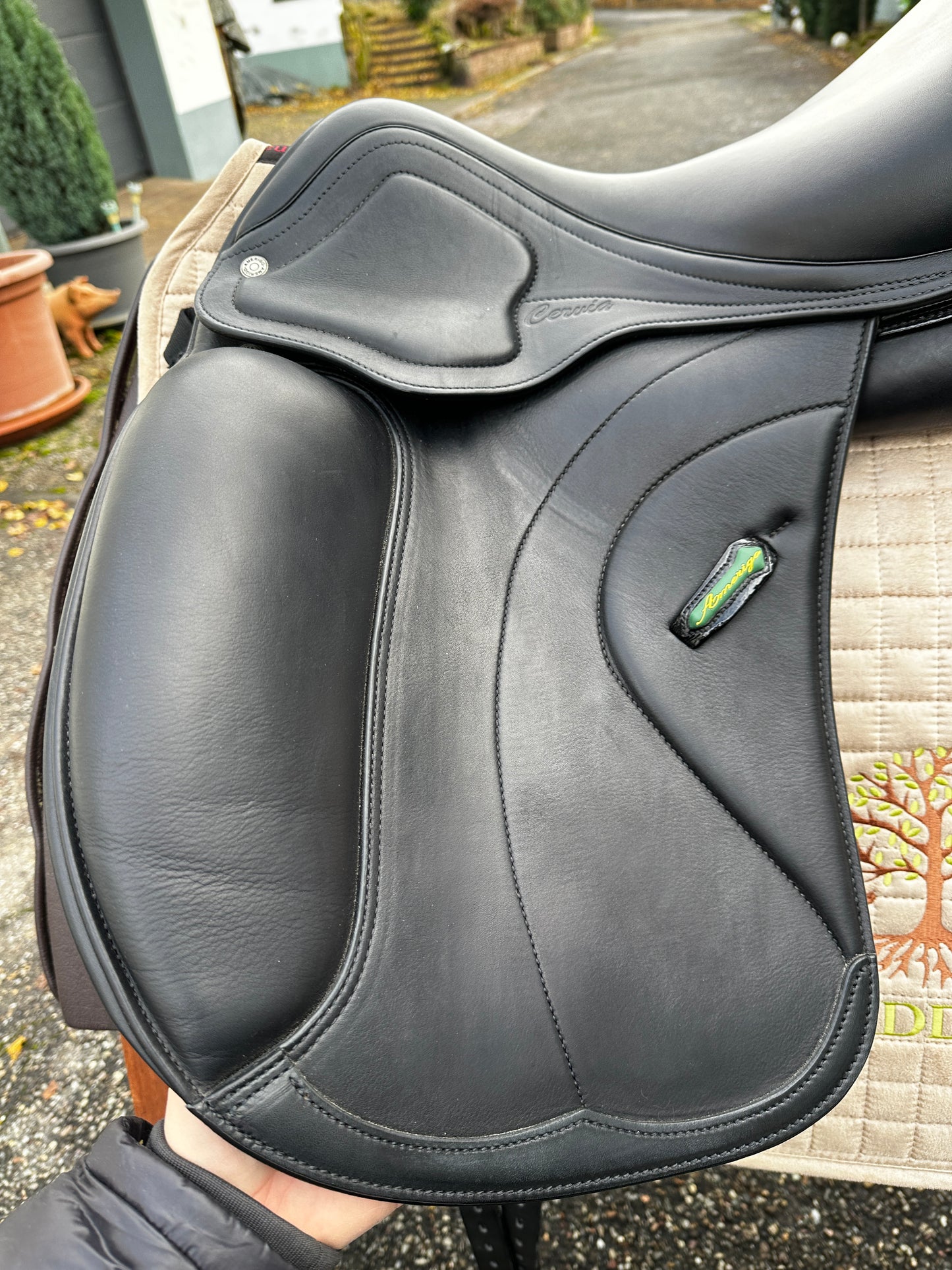 Amerigo Cervia II Pinerolo Dressursattel 17,5 Zoll aus 2023
