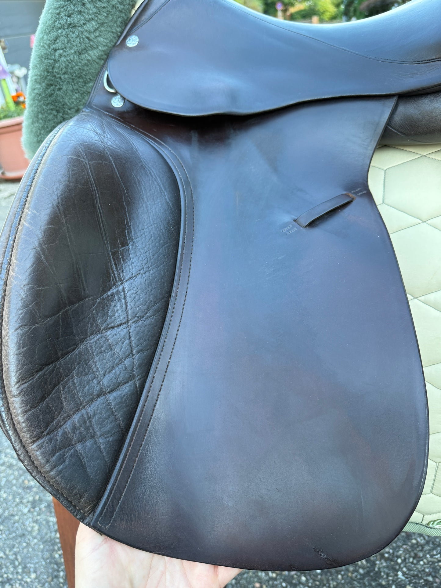 #K166 Röösli Classic Pilatus Dressursattel 17,5 Zoll braun