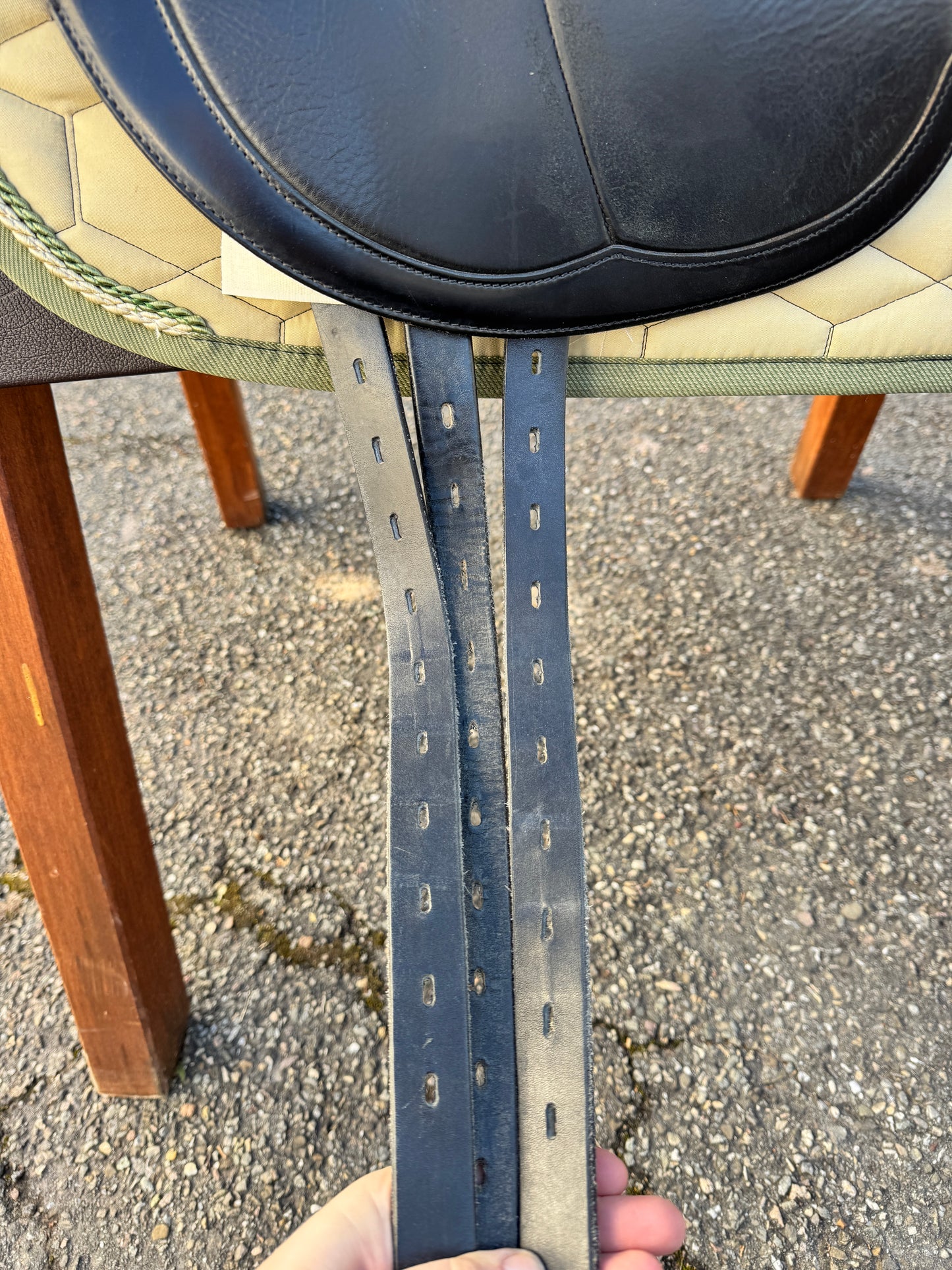 #K90 Amerigo Classic Dressage Siena Pinerolo Dressursattel 17,5 Zoll LHI