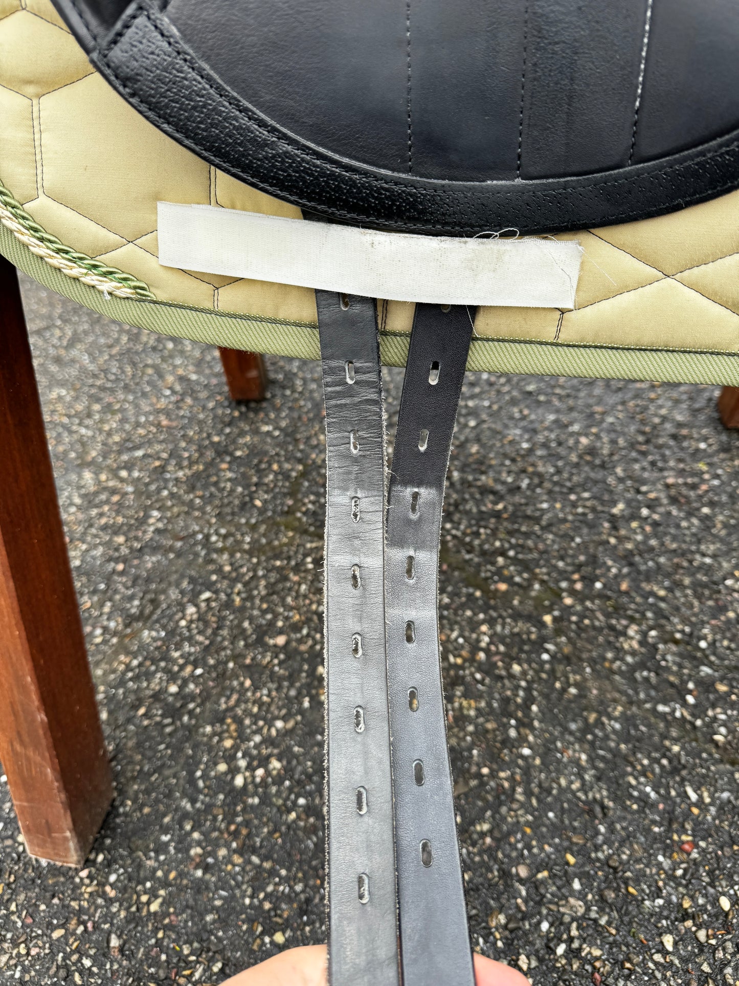 #K130 Selleria Equipe Viktoria Carbon Dressursattel 17 Zoll