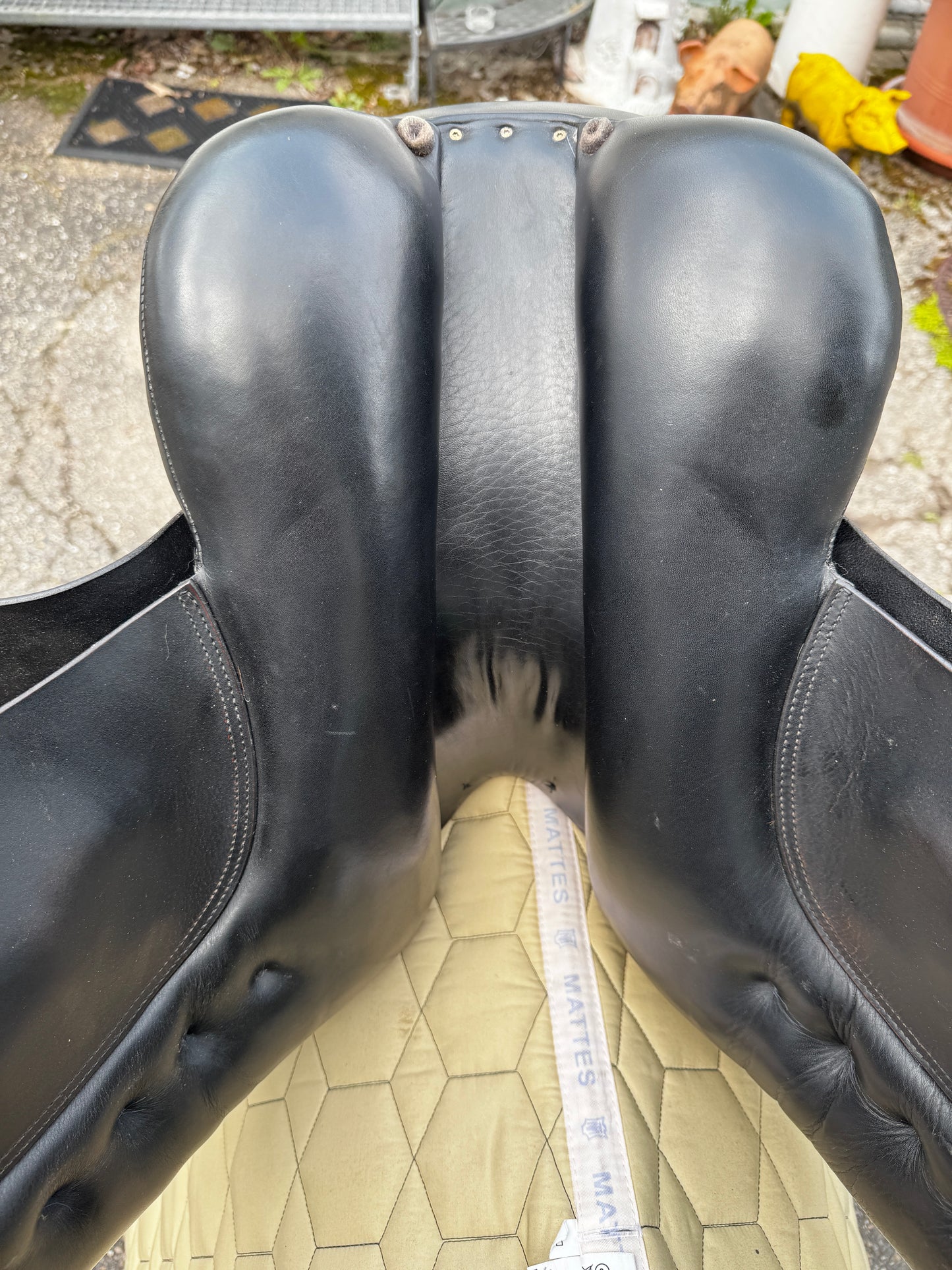 #123 Busse Basel Dressursattel 16,5 Zoll MW Ponysattel