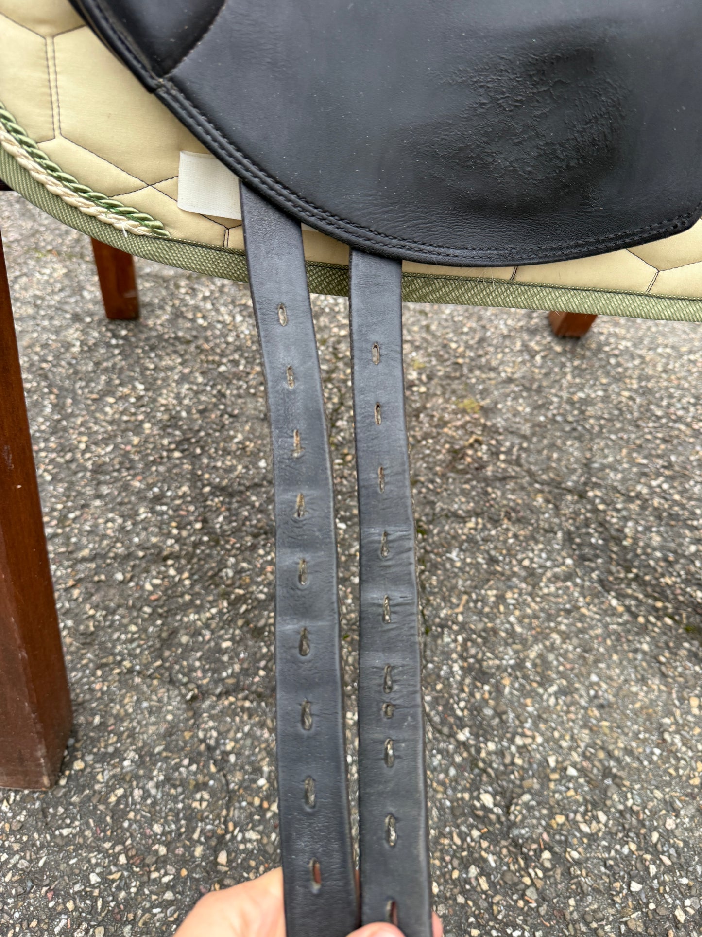 #198 Erreplus Vittoria Dressursattel 17 Zoll doubliert
