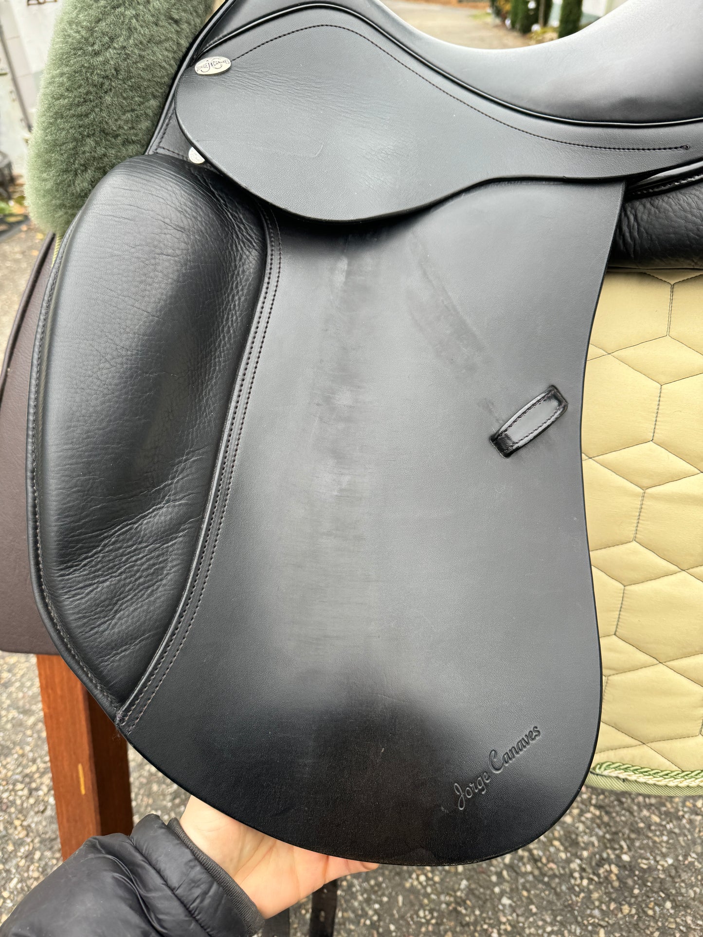 #55 Jorge Canaves dressage saddle Prototyp/Belgrano 17.5 inches