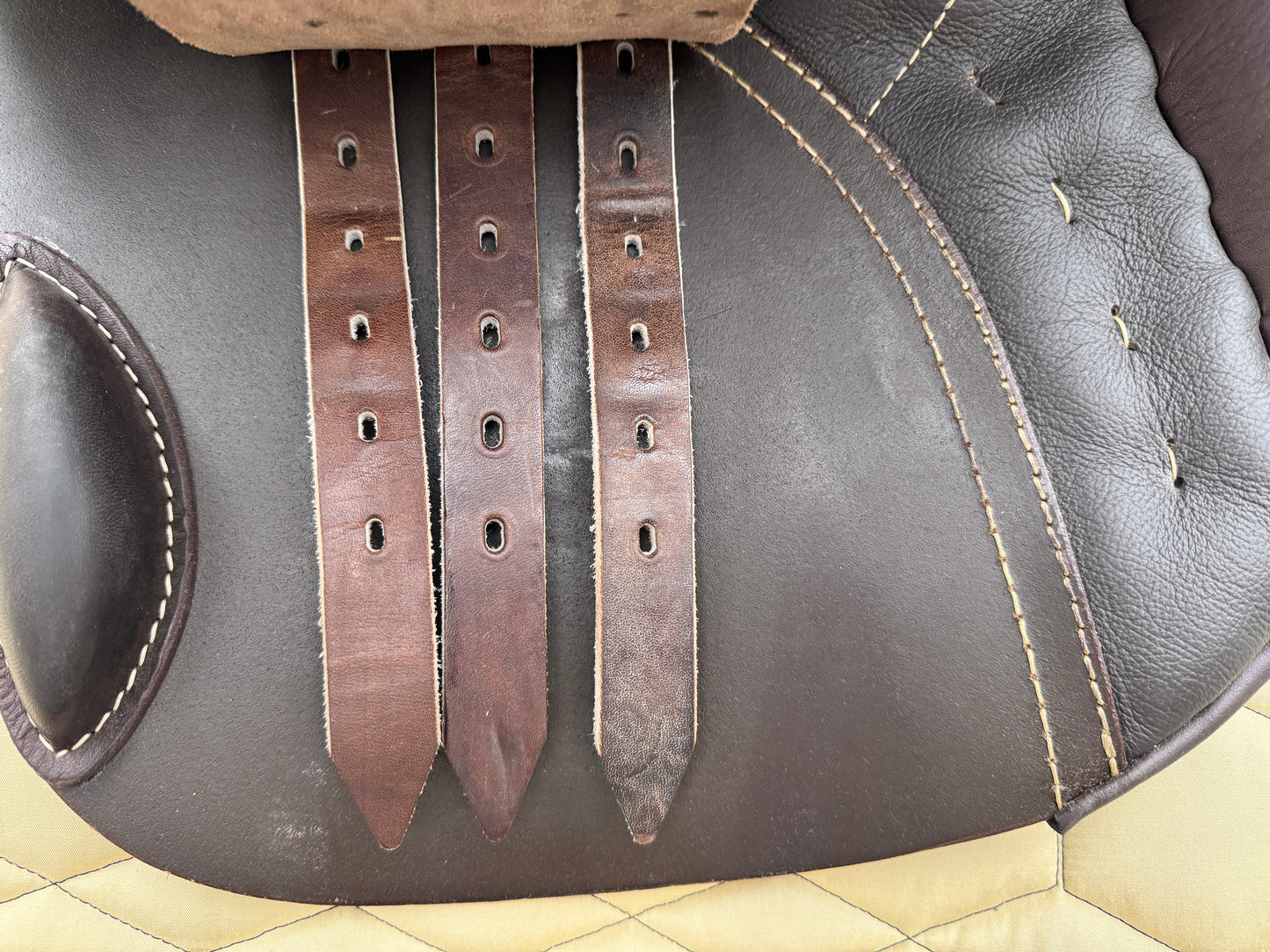 #K119 Passier Evo-S Springsattel 17,5 Zoll braun neuwertig