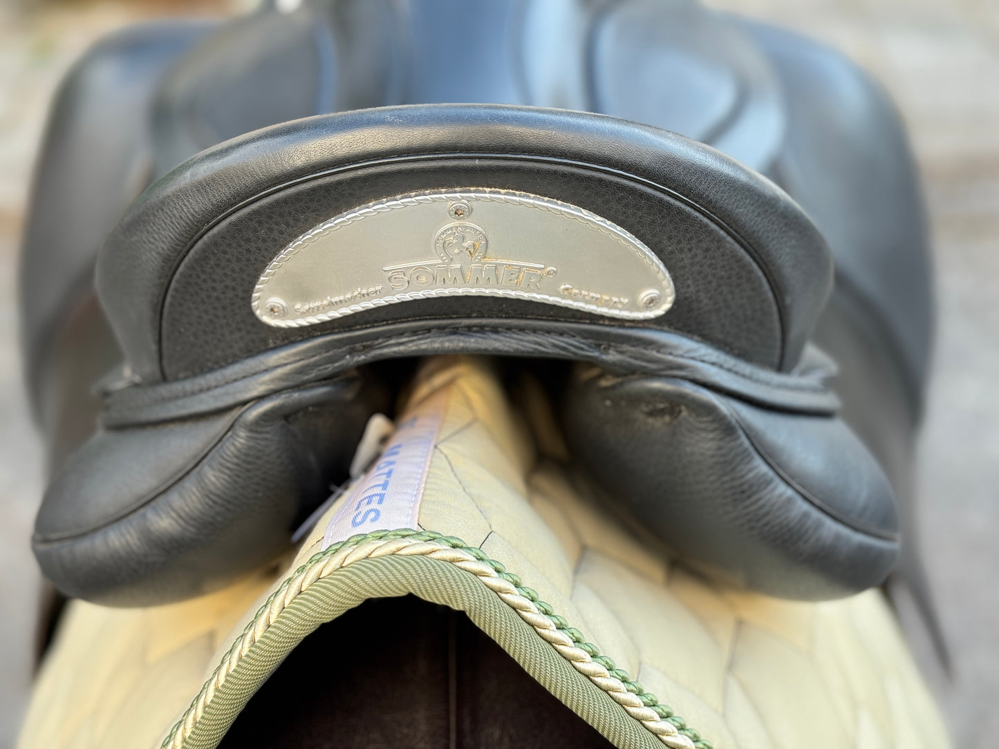 #K103 Sommer Diplomat Vielseitigkeitssattel 17,5 Zoll schwarz aus 2021