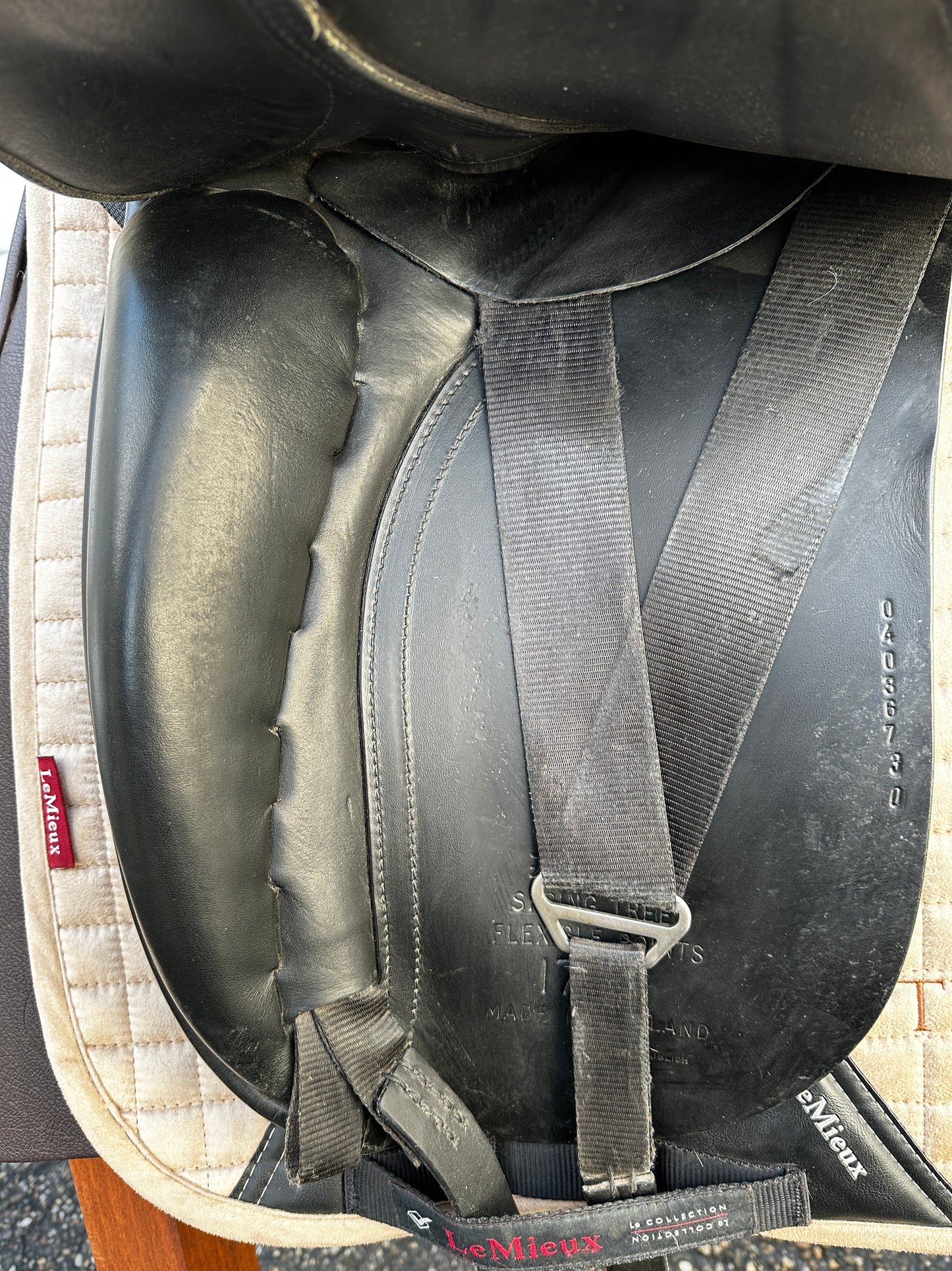 Euroriding Diamant Dressage Saddle 17.5 inch Fit 3
