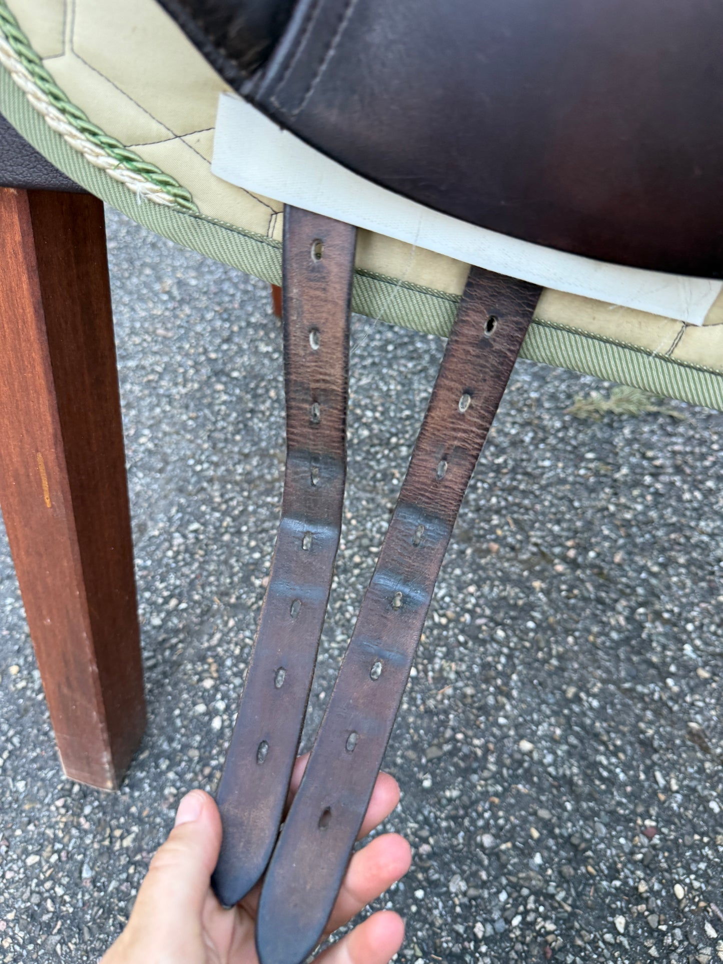 #K166 Röösli Classic Pilatus Dressursattel 17,5 Zoll braun