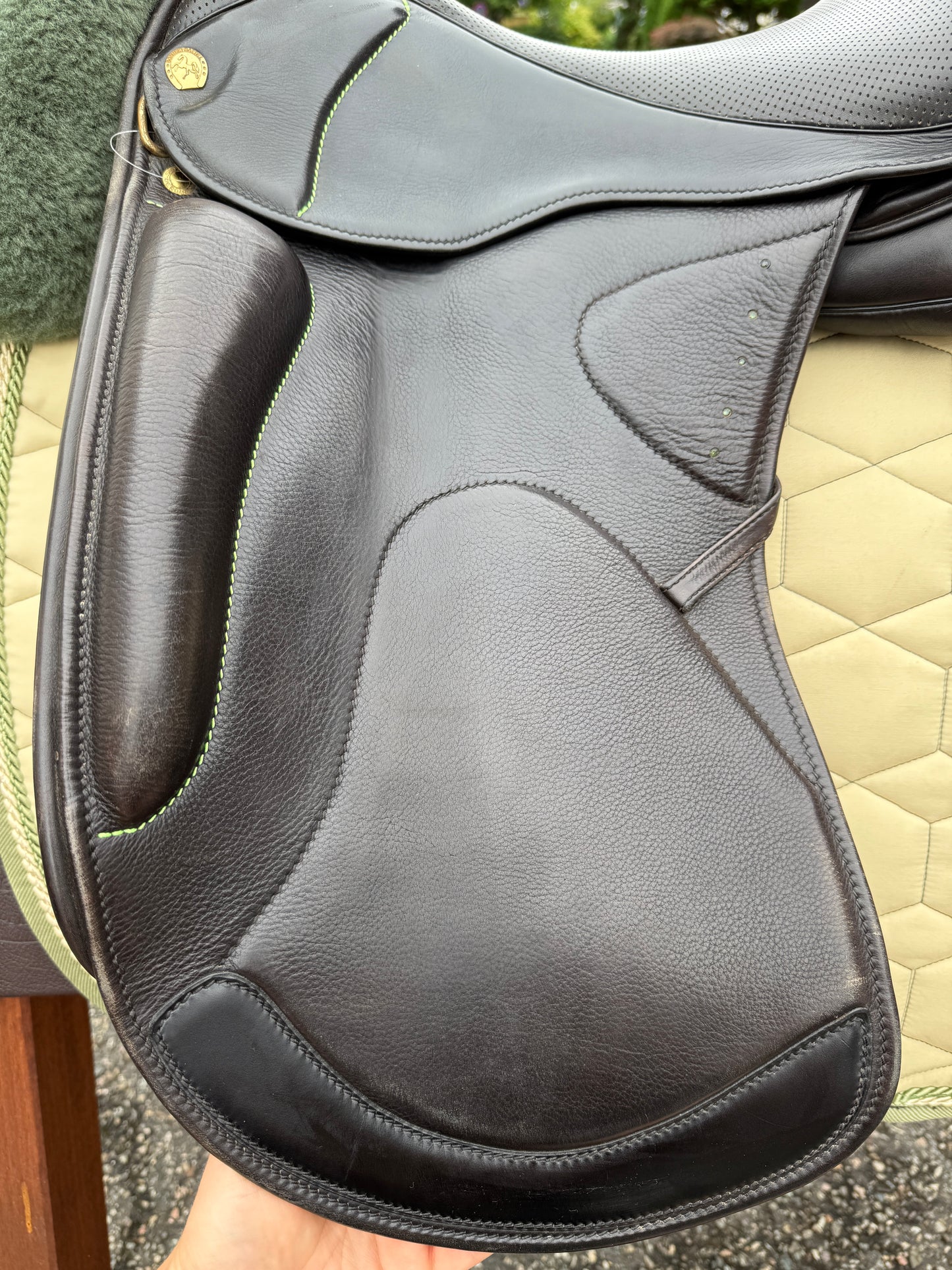 #168 Sommer Egon von Neindorff Dressursattel 17,5 Zoll H7 dunkelbraun