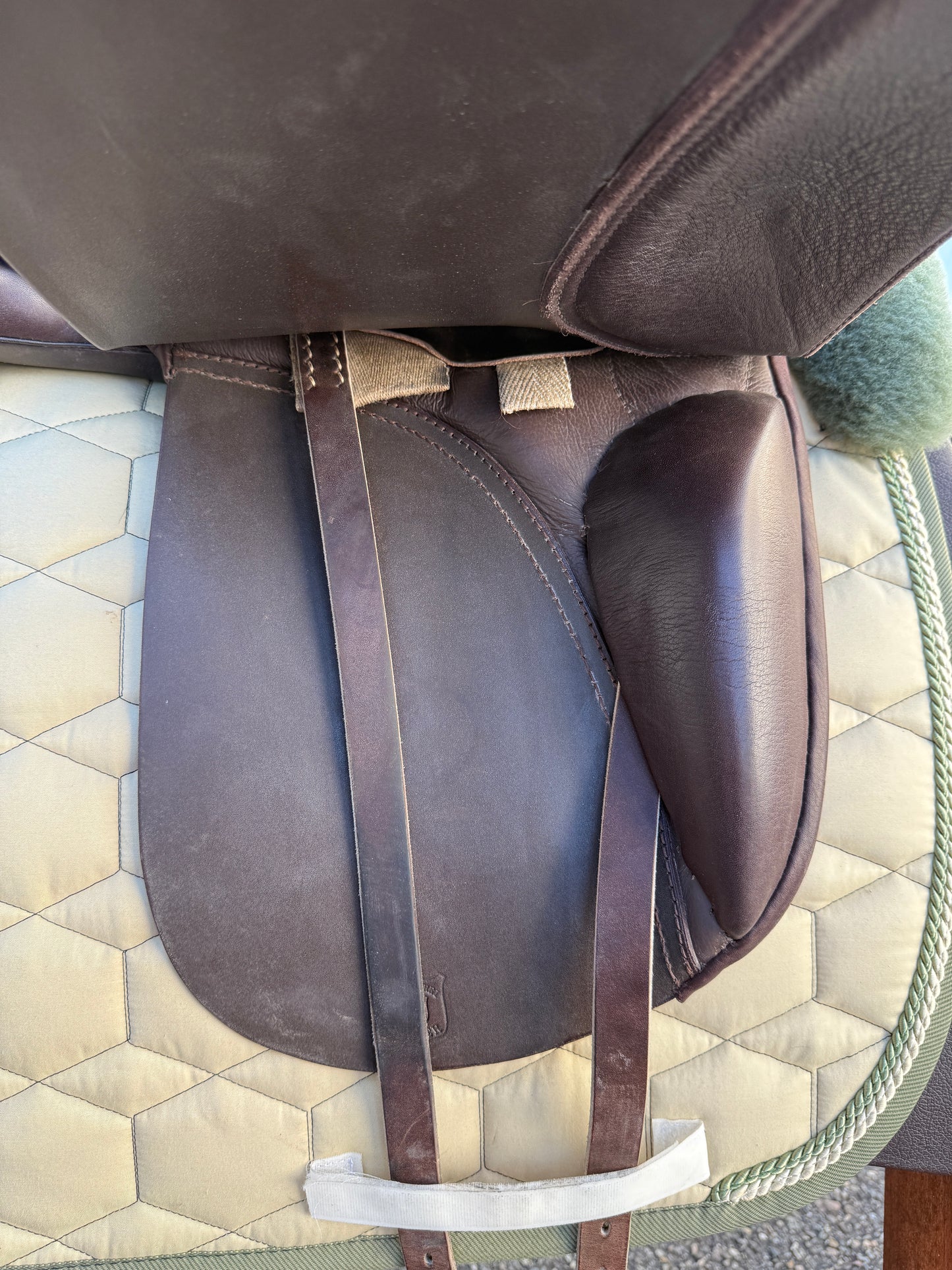 #159 Passier Eldur Dressursattel 17 Zoll Breite Kammer braun