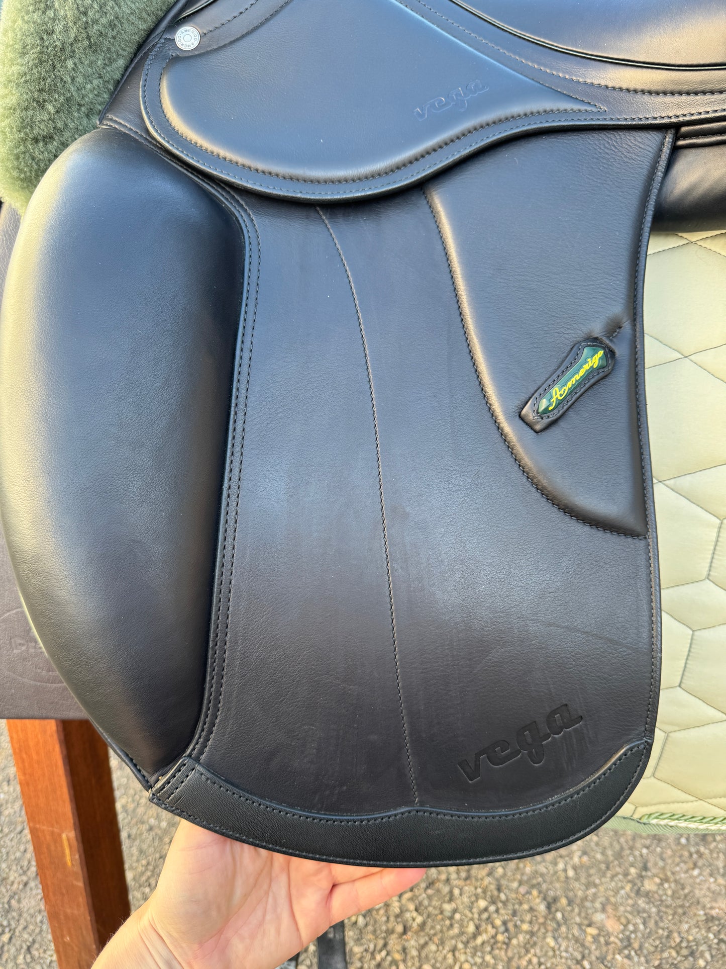 Amerigo Vega Dressage Deluxe Special dressage saddle 17.5 inches NEW