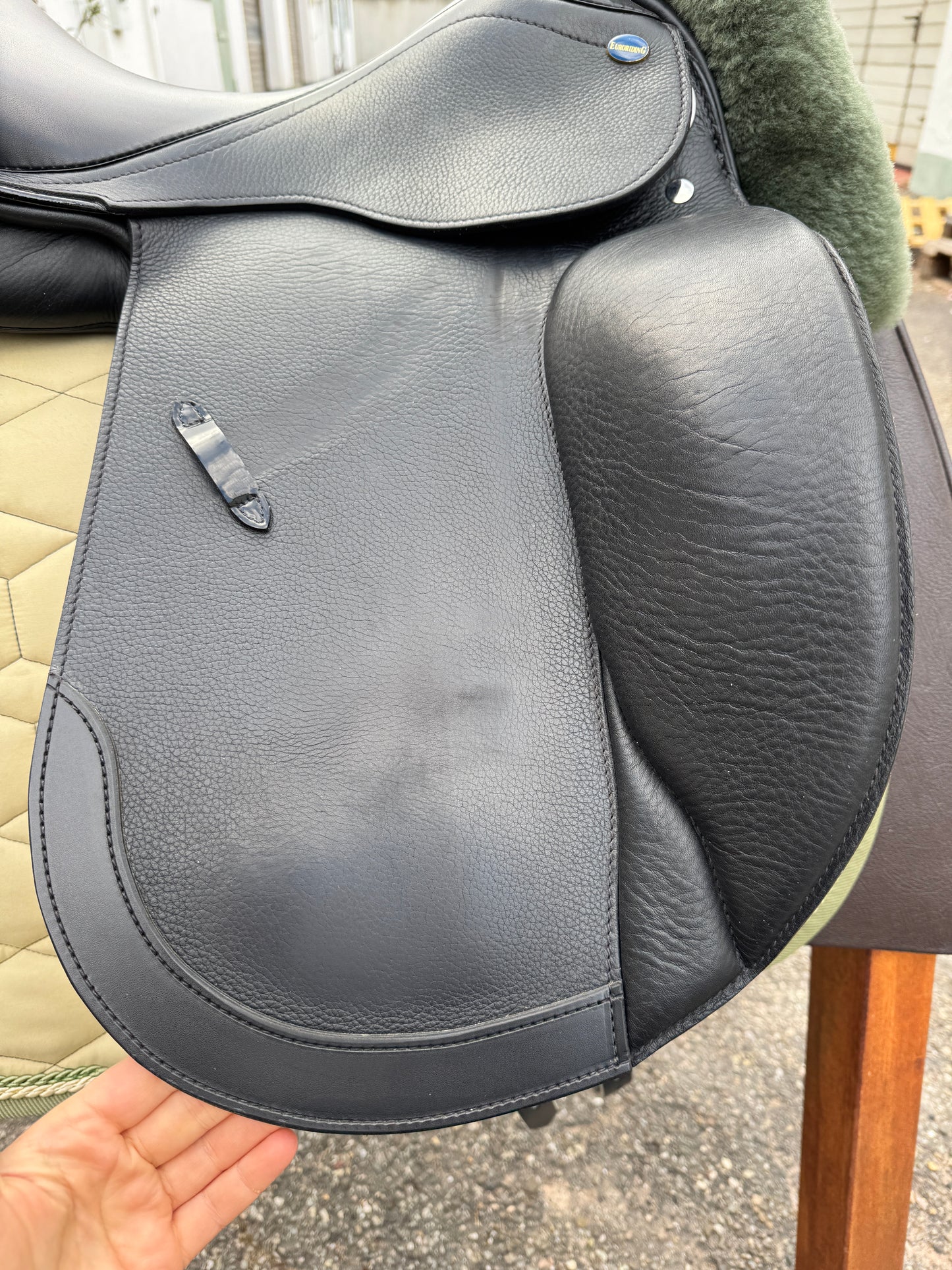 #K124 Euroriding by Passier Andreas Dibowski Dressursattel 17 Zoll Lifterkissen