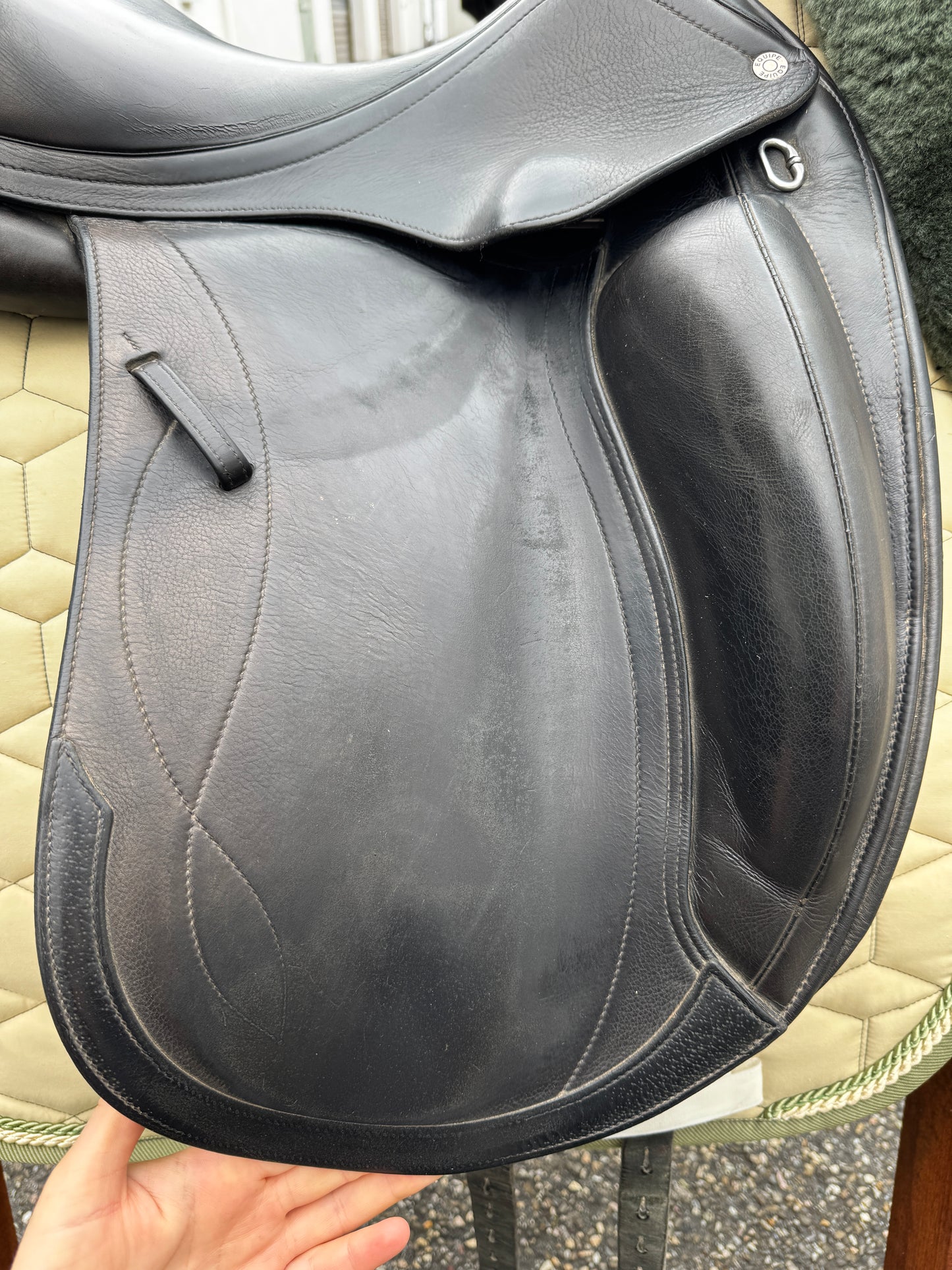#150 Selleria Equipe Olympia Monoblatt Dressursattel 17 Zoll