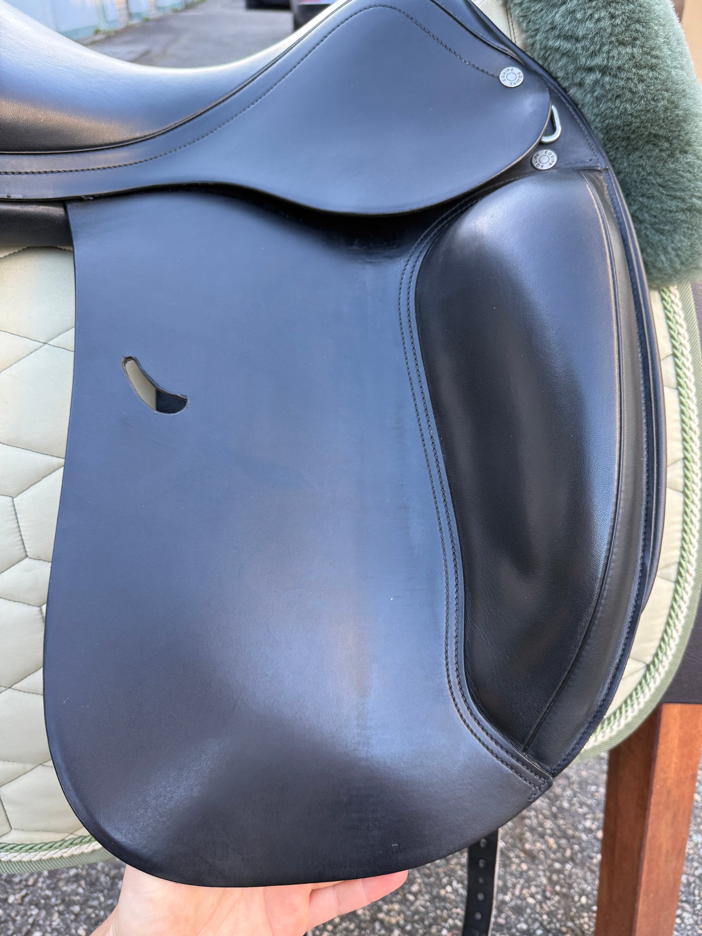 #K162 Selleria Equipe Emporio Dressursattel 18 Zoll - fast NEU