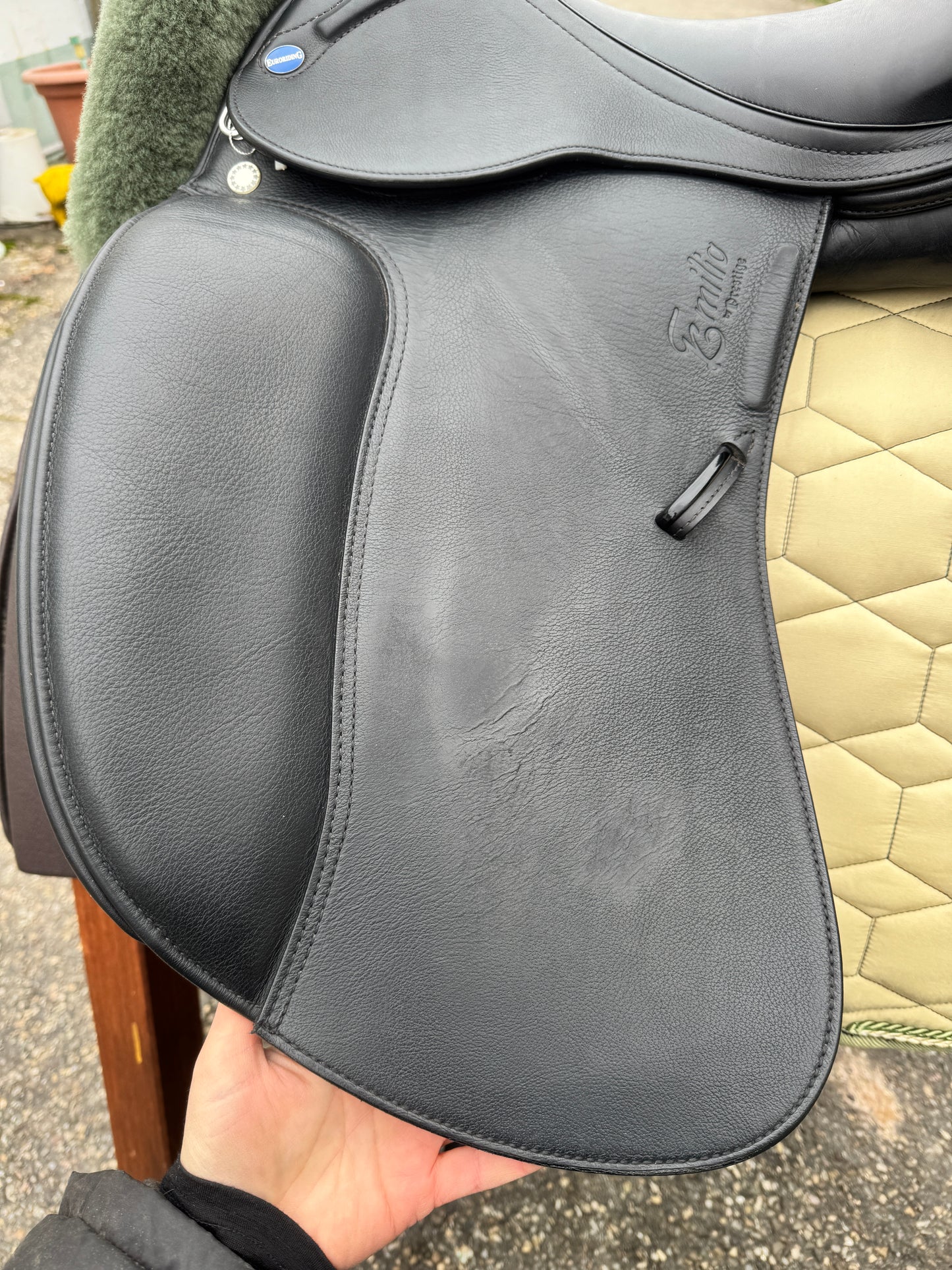 #K88 Euroriding Emilio Dressursattel doubliert 18 Zoll 33 neuwertig