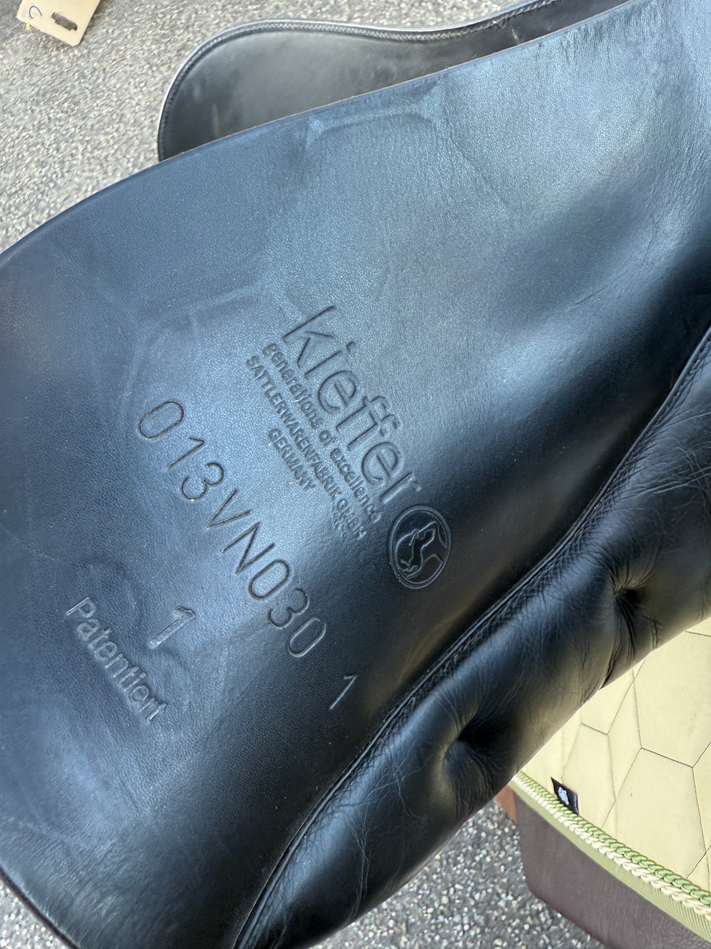 #184 Kieffer Lusitano Exklusiv Dressursattel Drop Panel Sitzgrösse I