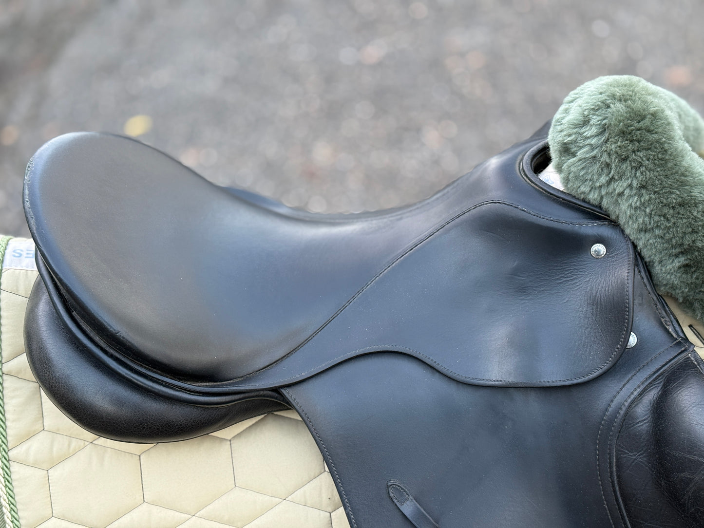 #208 Passier Avior Springsattel 17,5 Zoll breite Kammer