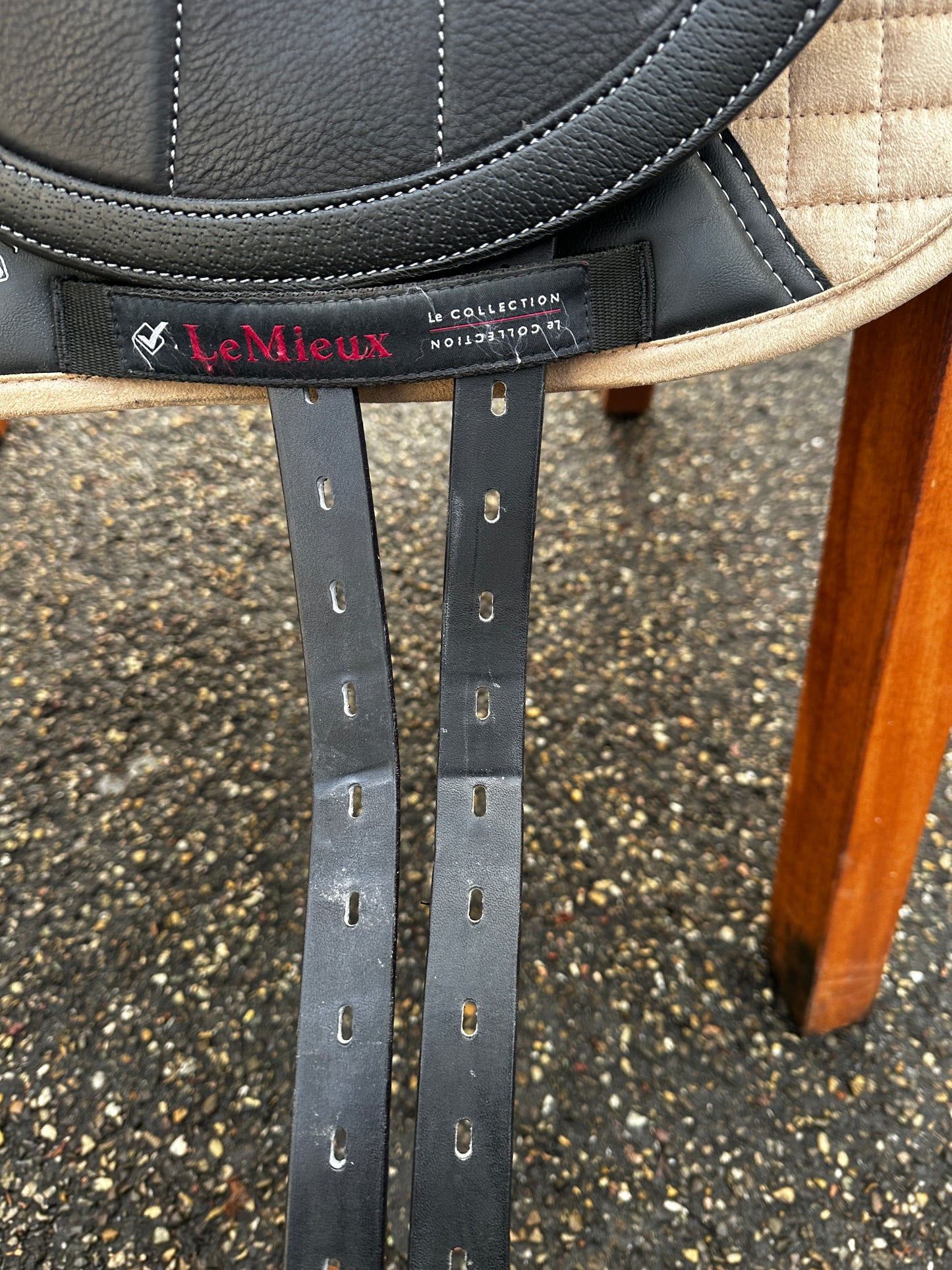 Selleria Equipe Glamour Carbon Dressursattel 17,5 Zoll fast NEU