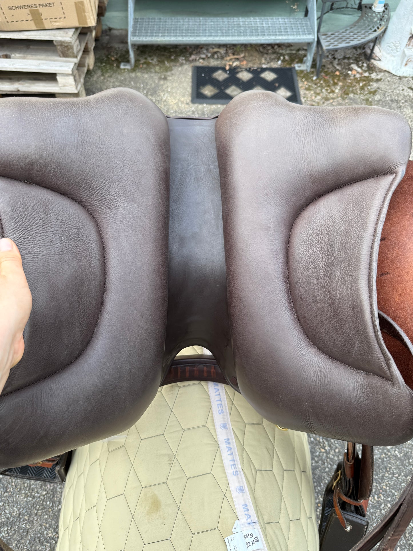 #166 Sommer Eldorado Wanderreitsattel Working Equitation Western 17,5 Zoll