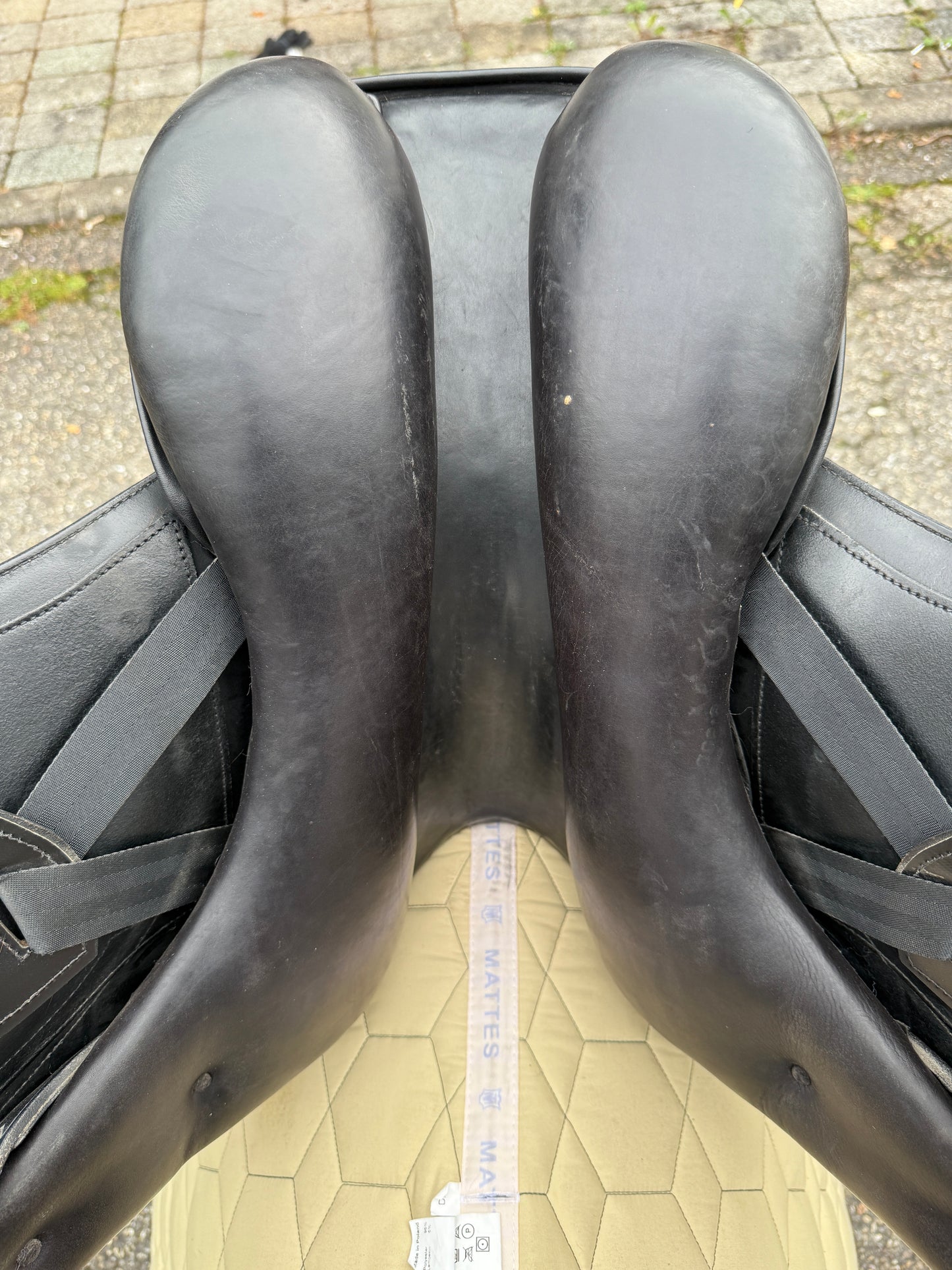 #198 Erreplus Vittoria Dressursattel 17 Zoll doubliert