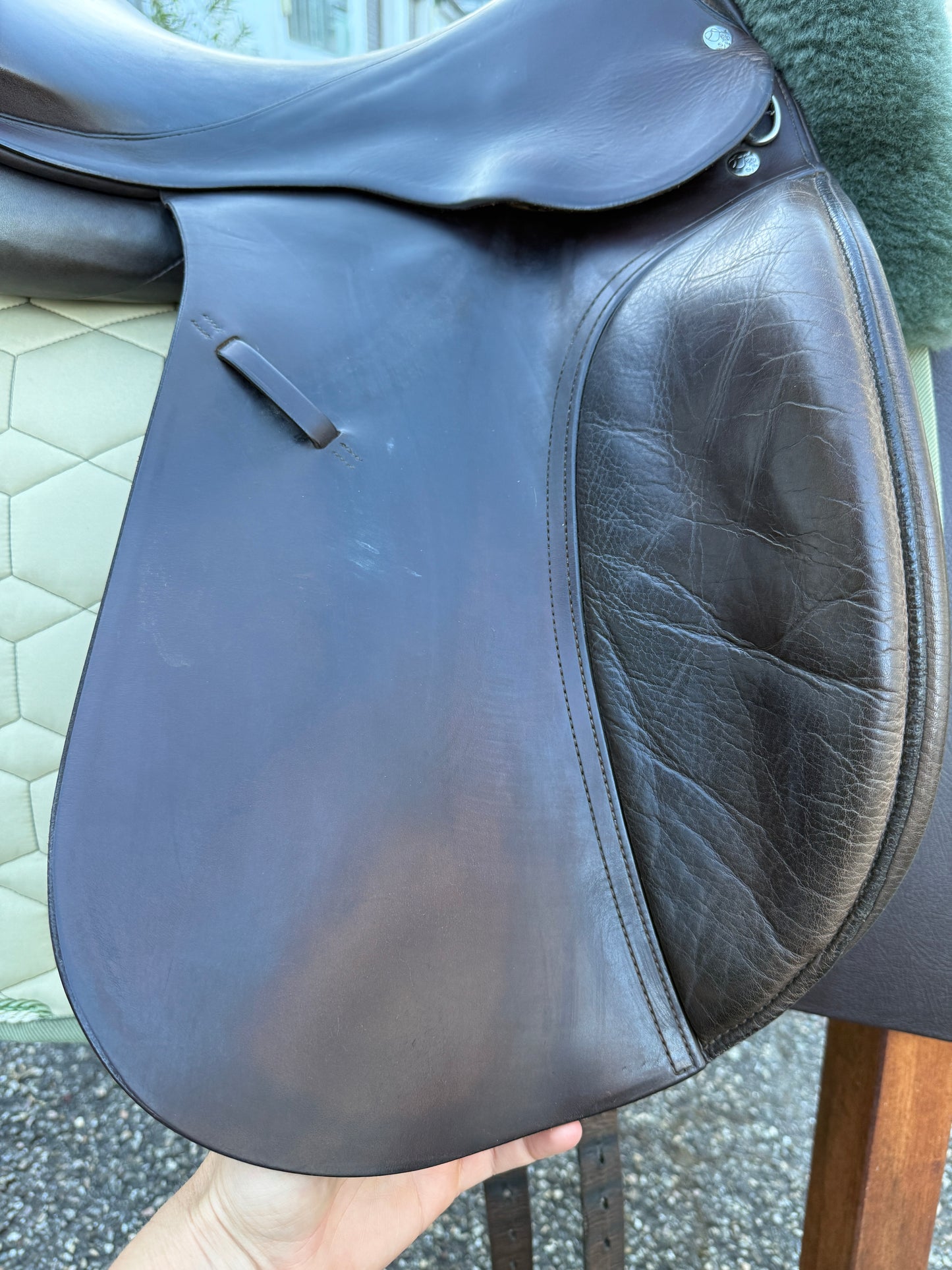 #K166 Röösli Classic Pilatus Dressursattel 17,5 Zoll braun