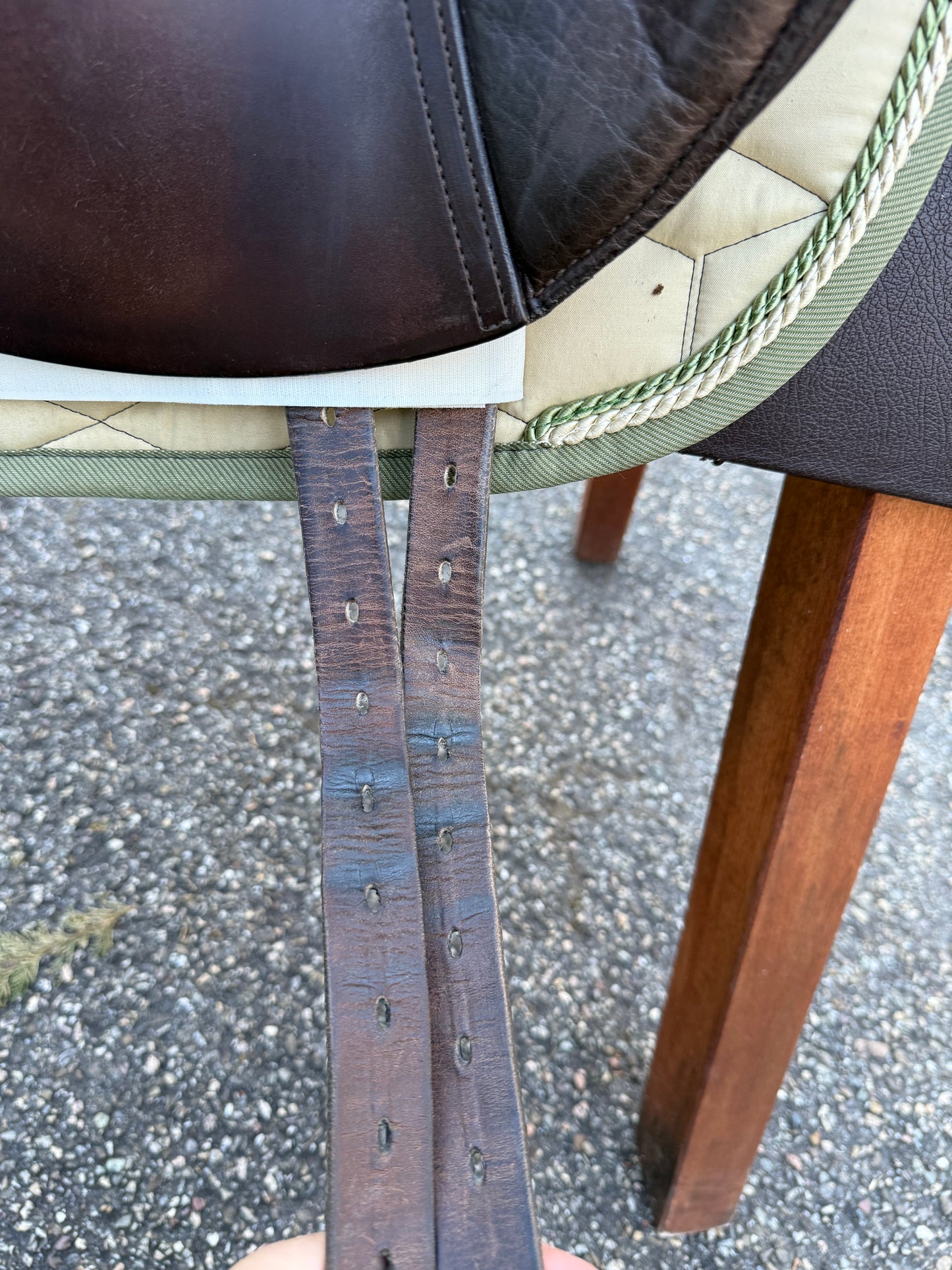 #K166 Röösli Classic Pilatus Dressursattel 17,5 Zoll braun