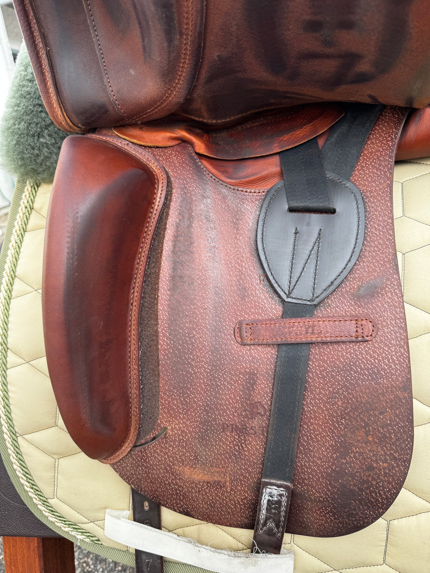 Prestige X-D2 zero Dressursattel 17 Zoll Elite Leder london aus 2023