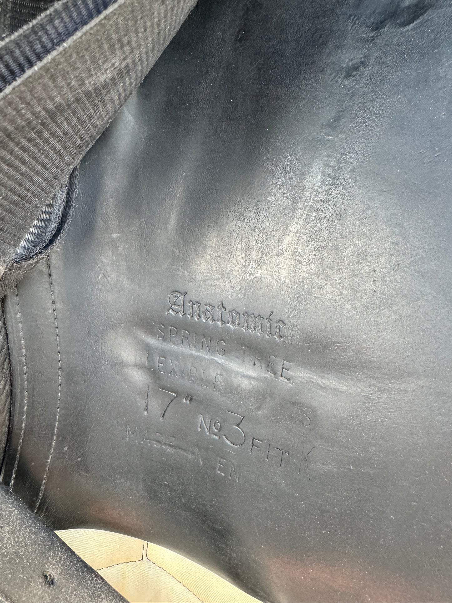 Hintermayer Anatomic Dressage Saddle 17 inch Fit 3 K