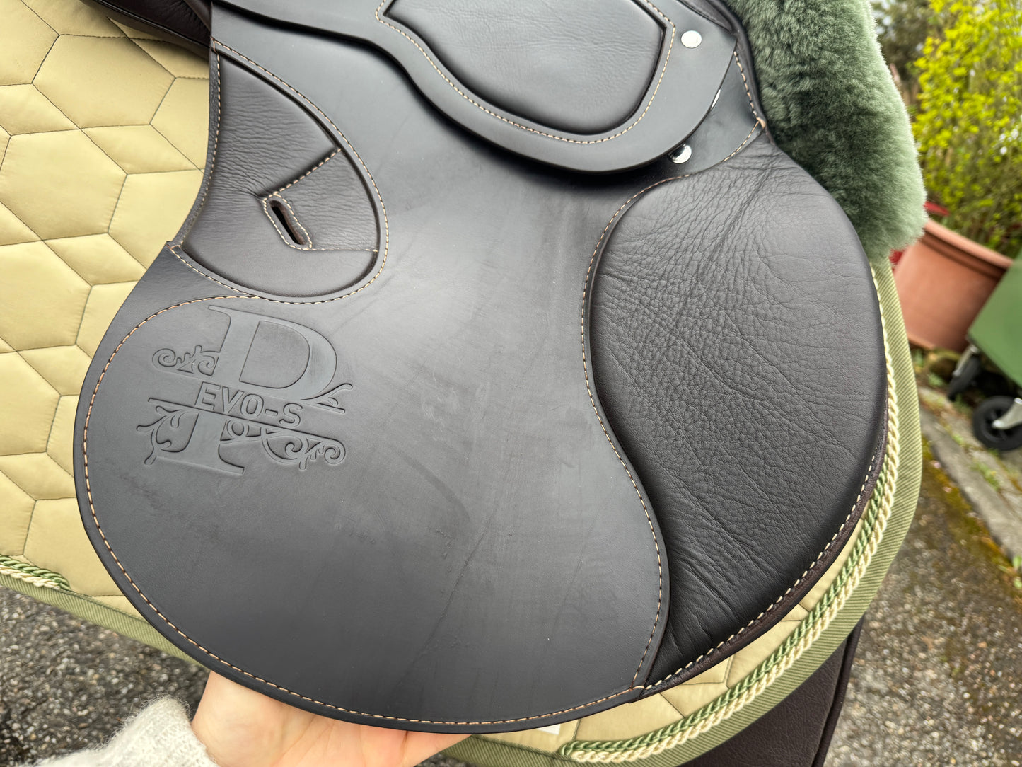 #K119 Passier Evo-S Springsattel 17,5 Zoll braun neuwertig
