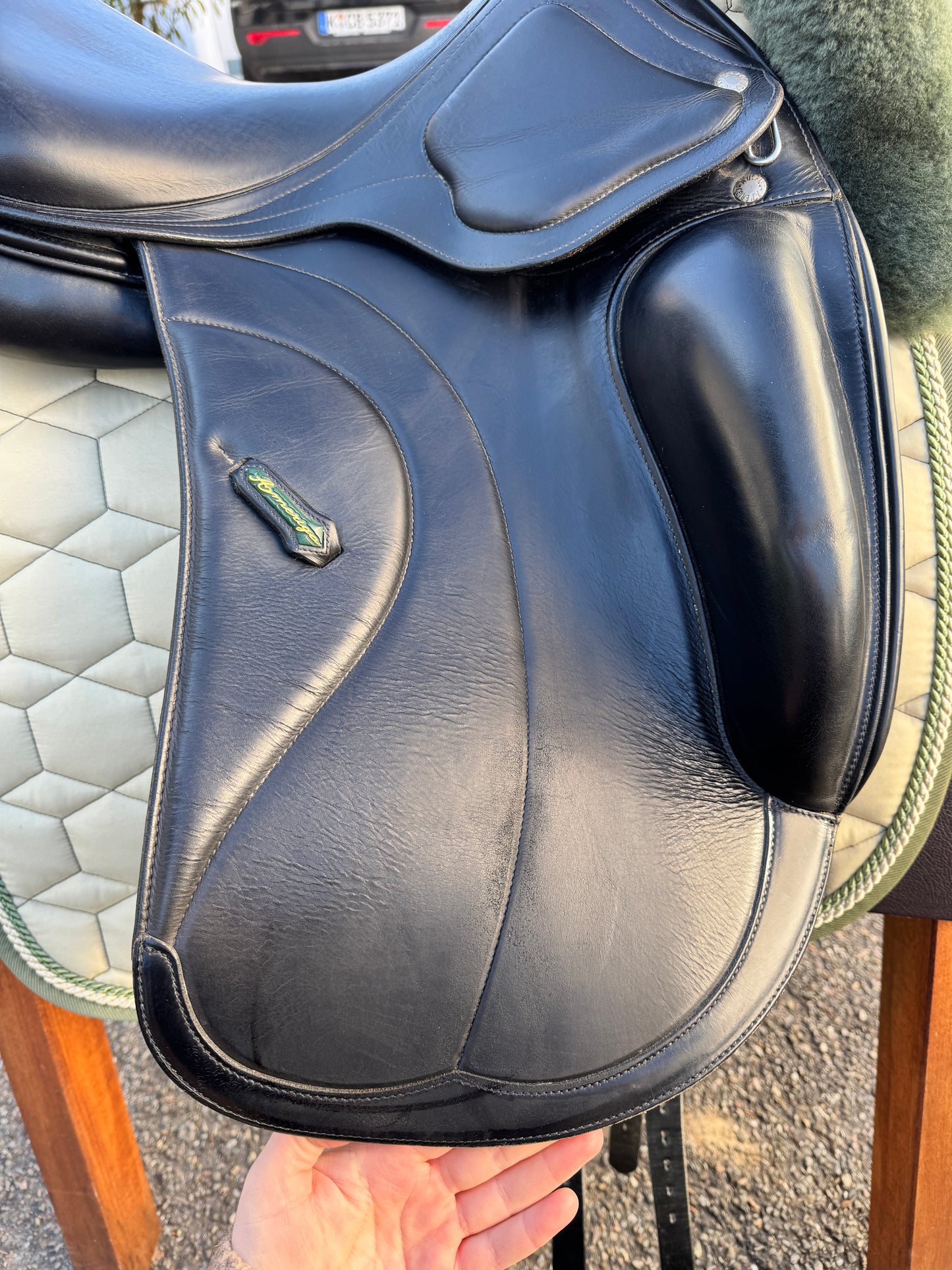 #K90 Amerigo Classic Dressage Siena Pinerolo Dressursattel 17,5 Zoll LHI