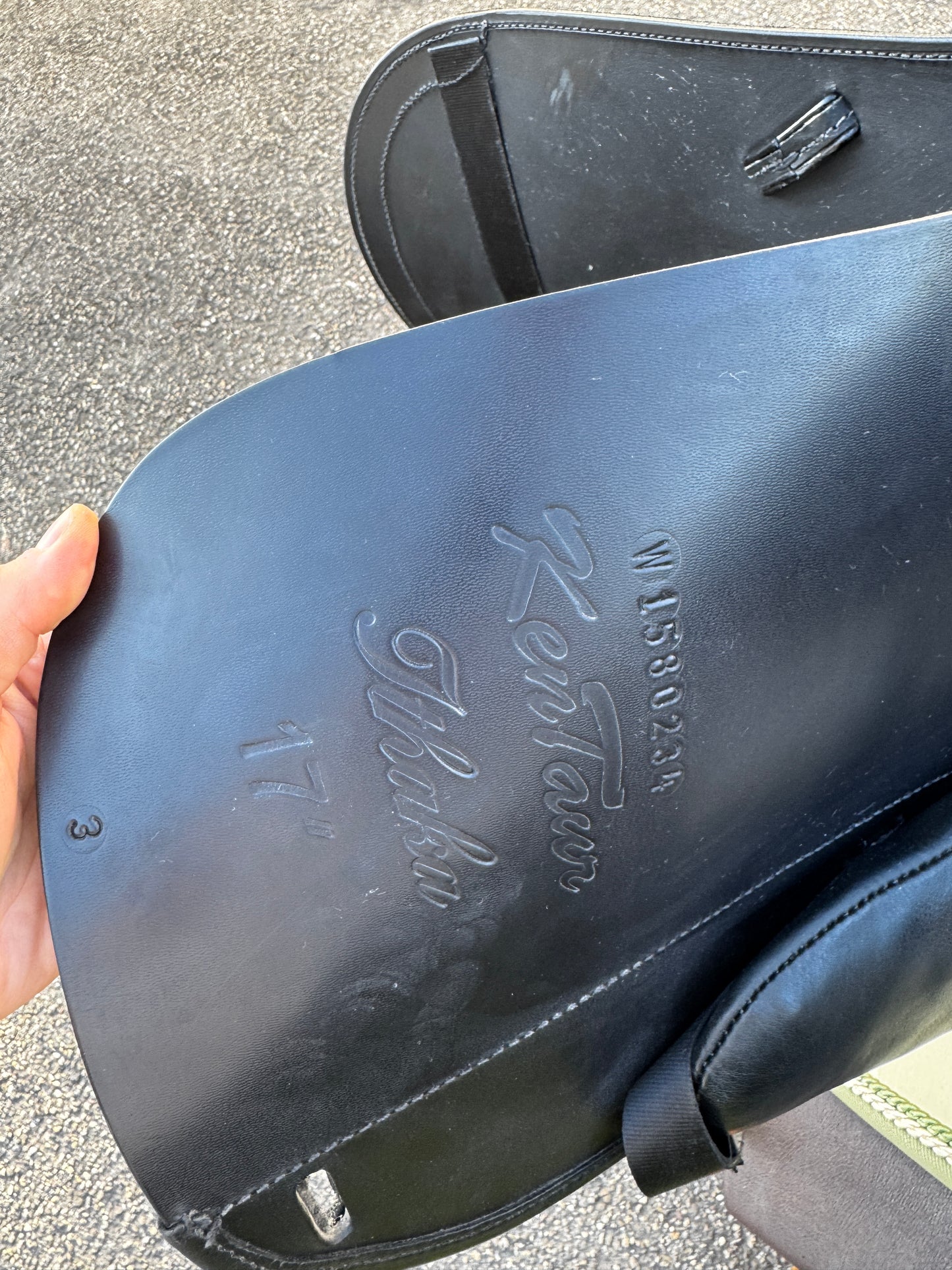 #K136 Kentaur Ithaka doubliert Dressursattel 17 Zoll Fit 3 neuwertig