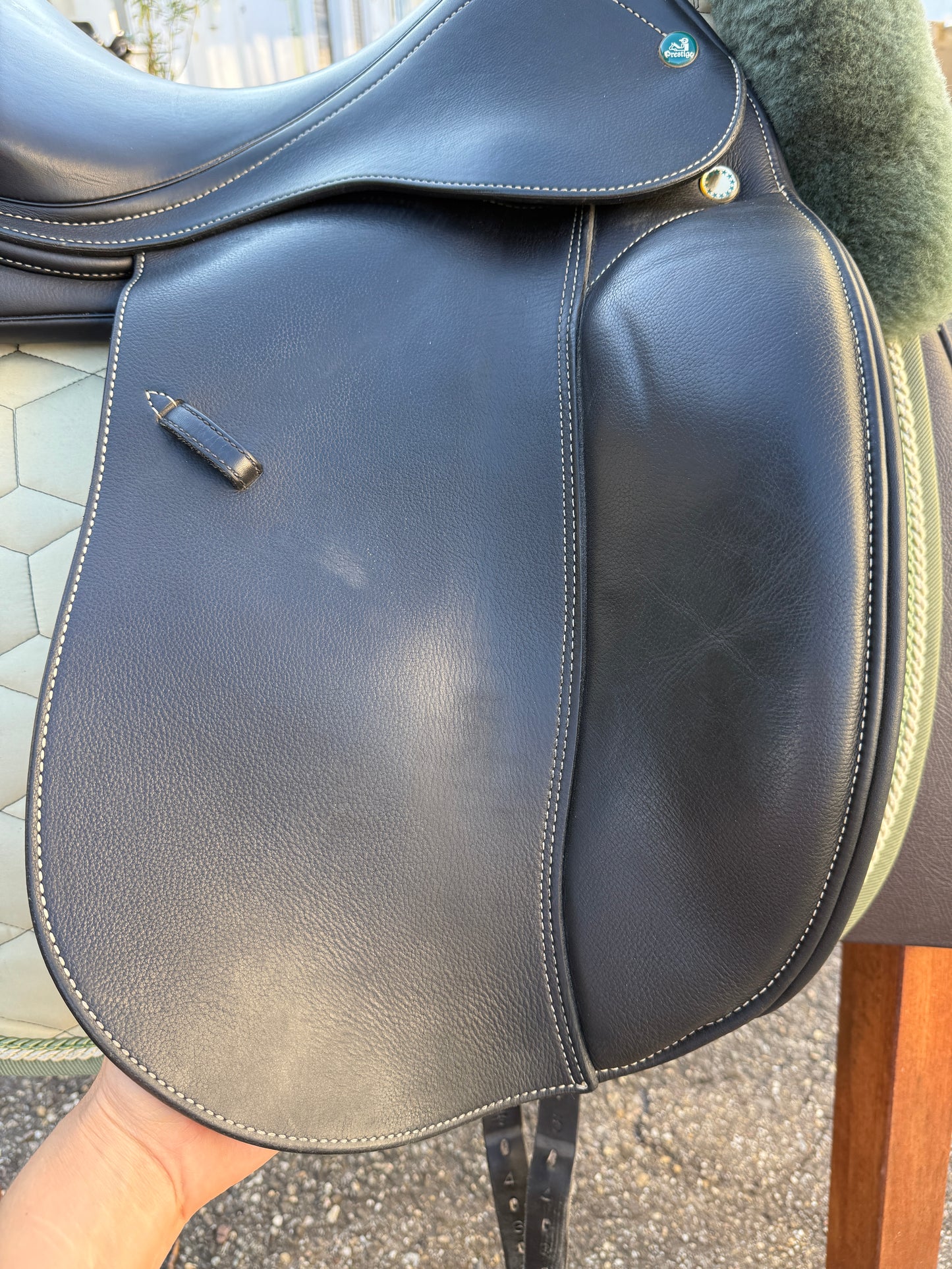 #160 Prestige Modena doubliert Dressursattel 17 Zoll 33 aus 2021