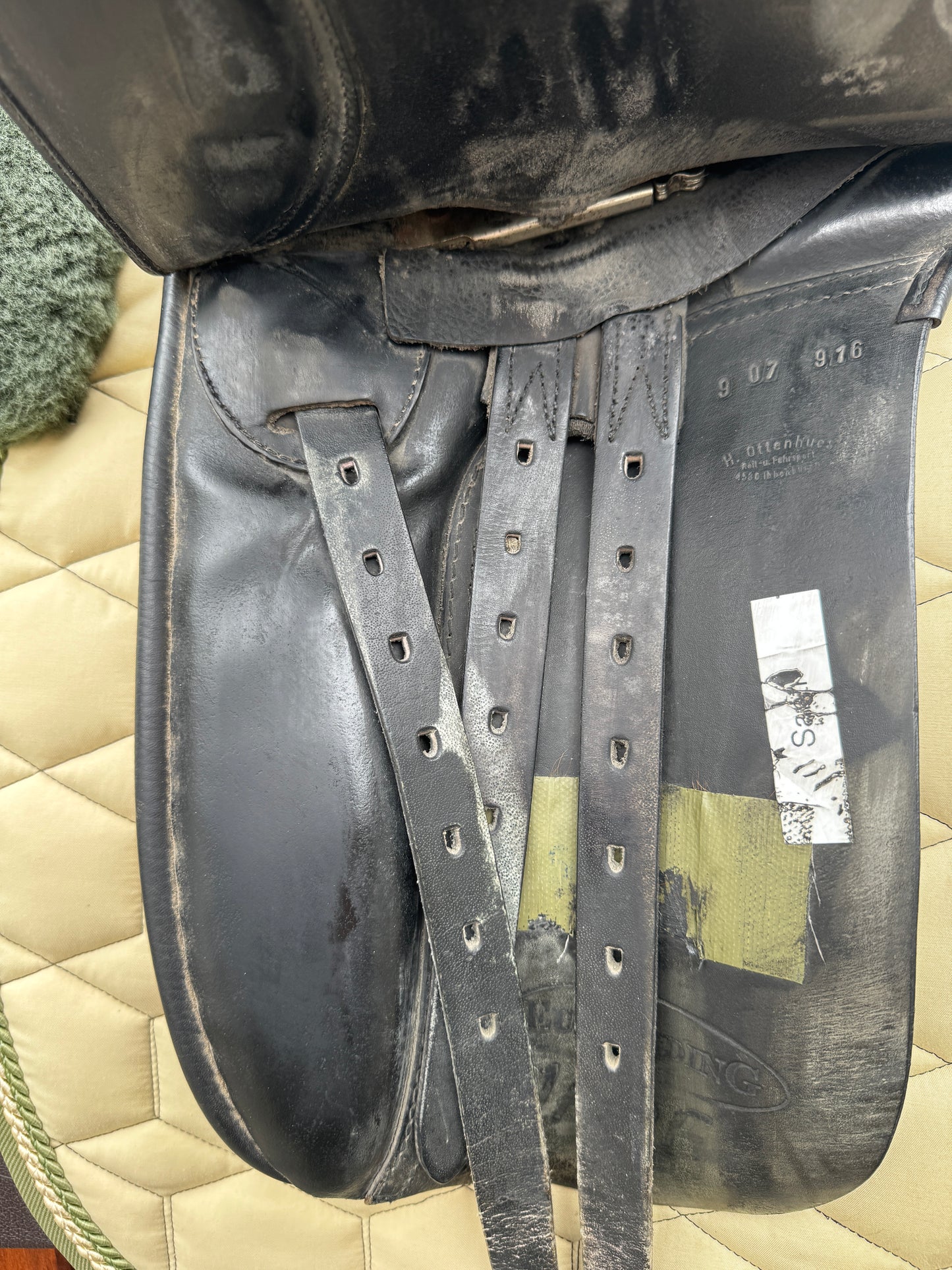 #K150 Euroriding Jade Dressursattel 16 Zoll 34 Ponysattel