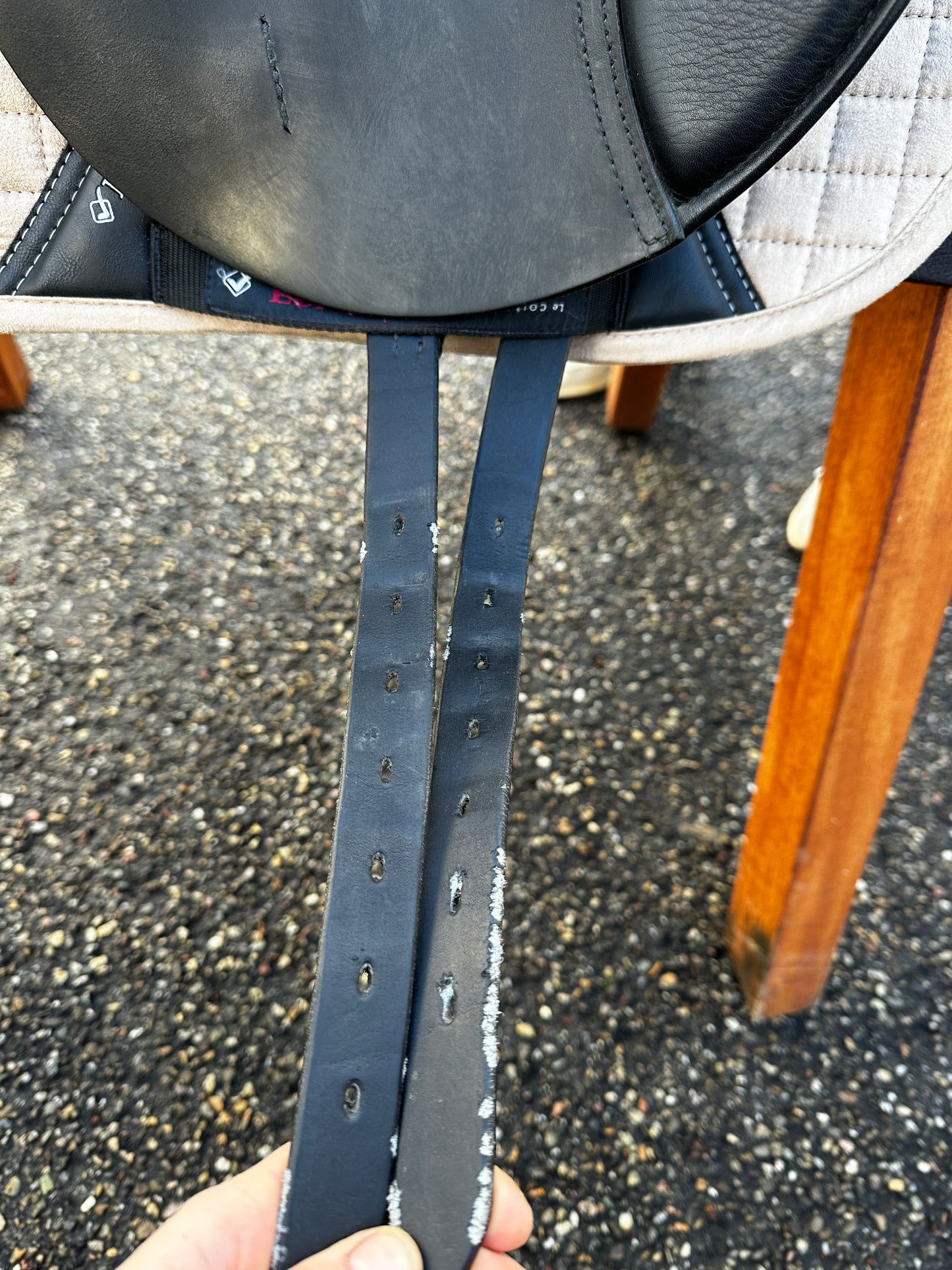 Euroriding Diamant Dressage Saddle 17.5 inch Fit 3