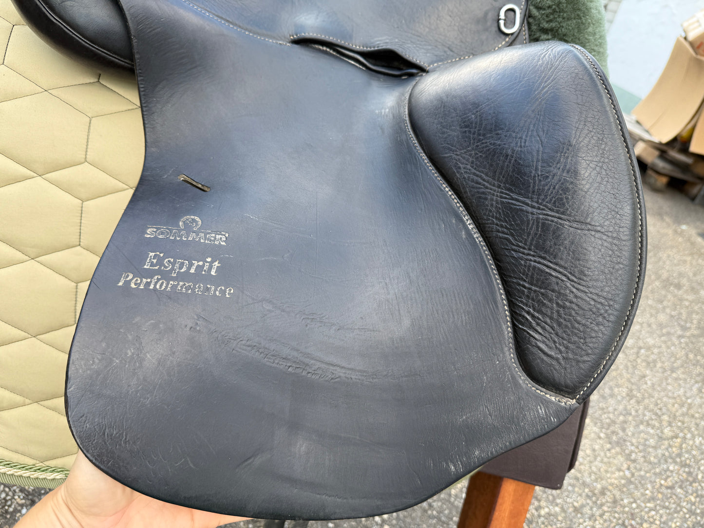 #180 Sommer Esprit Performance Dressursattel 17,5 Zoll WKE
