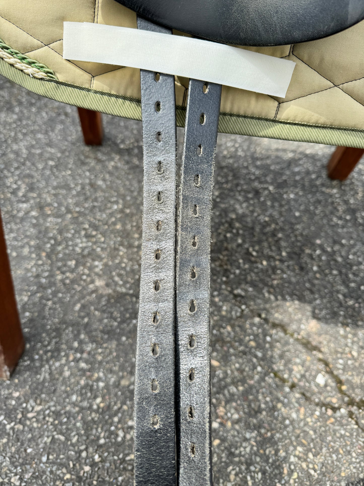 Silla de doma Equinomic de 17 pulgadas negra