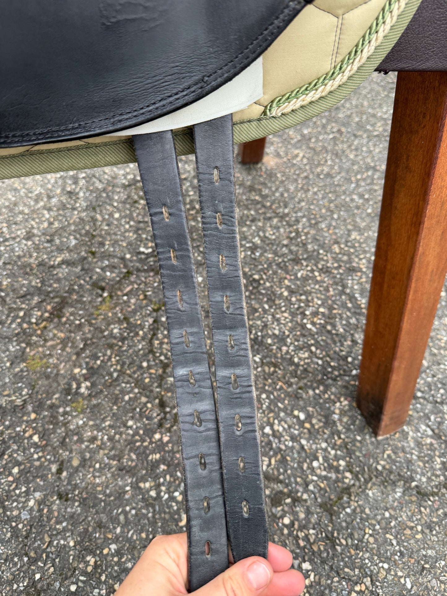#198 Erreplus Vittoria Dressursattel 17 Zoll doubliert