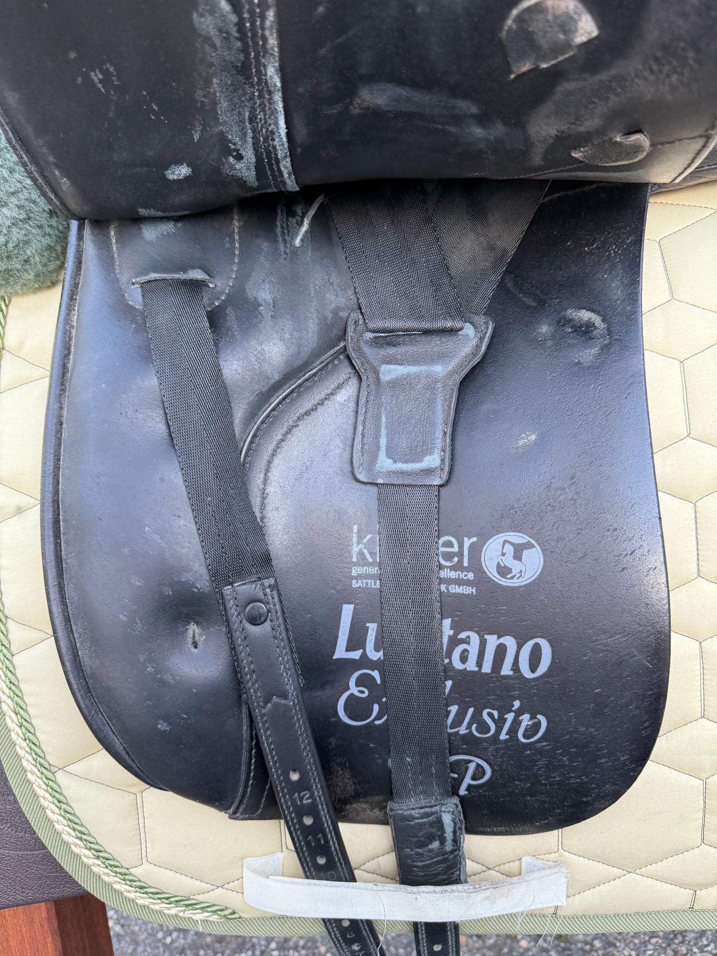 #184 Kieffer Lusitano Exklusiv Dressursattel Drop Panel Sitzgrösse I