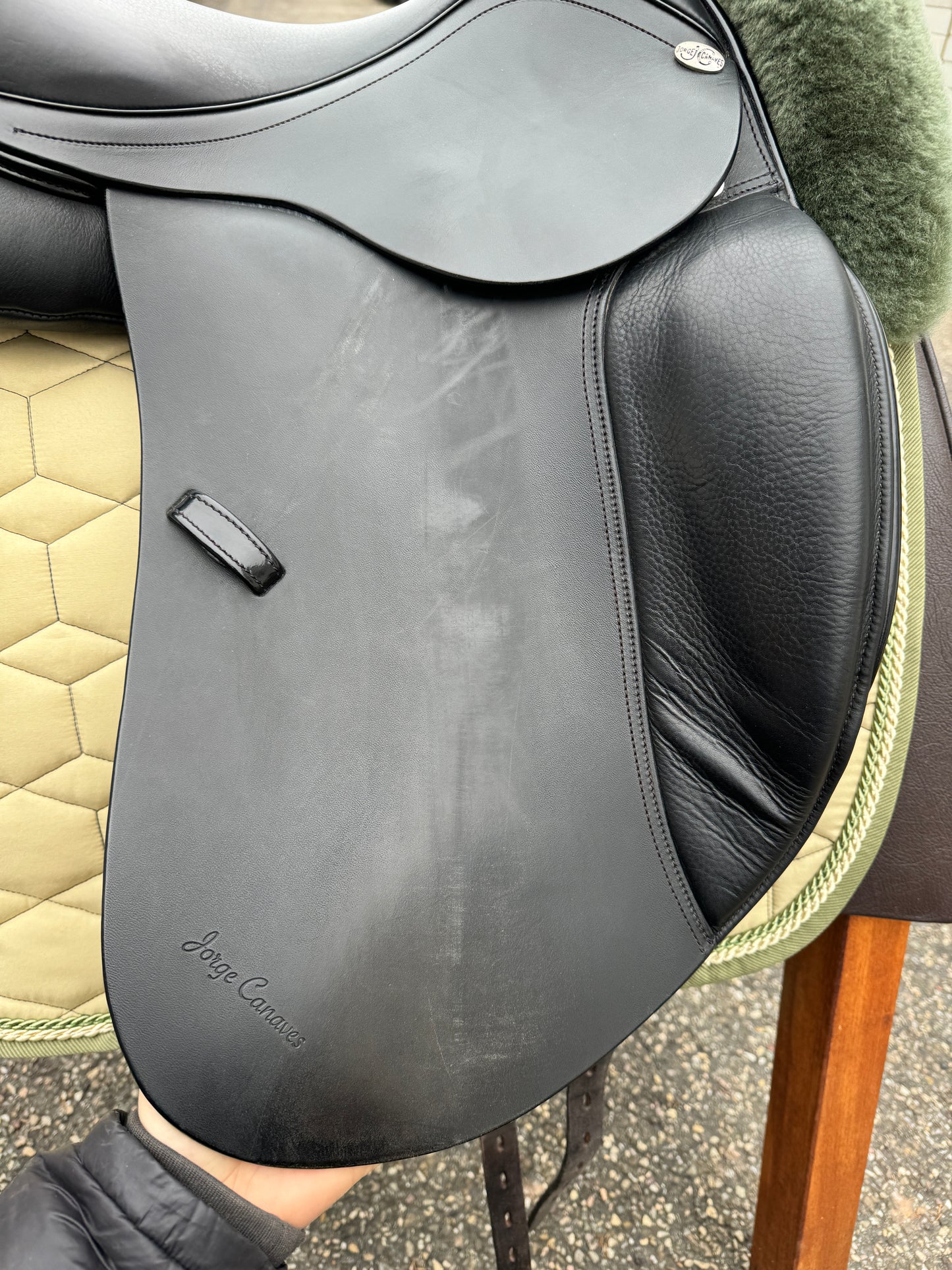 #55 Jorge Canaves dressage saddle Prototyp/Belgrano 17.5 inches
