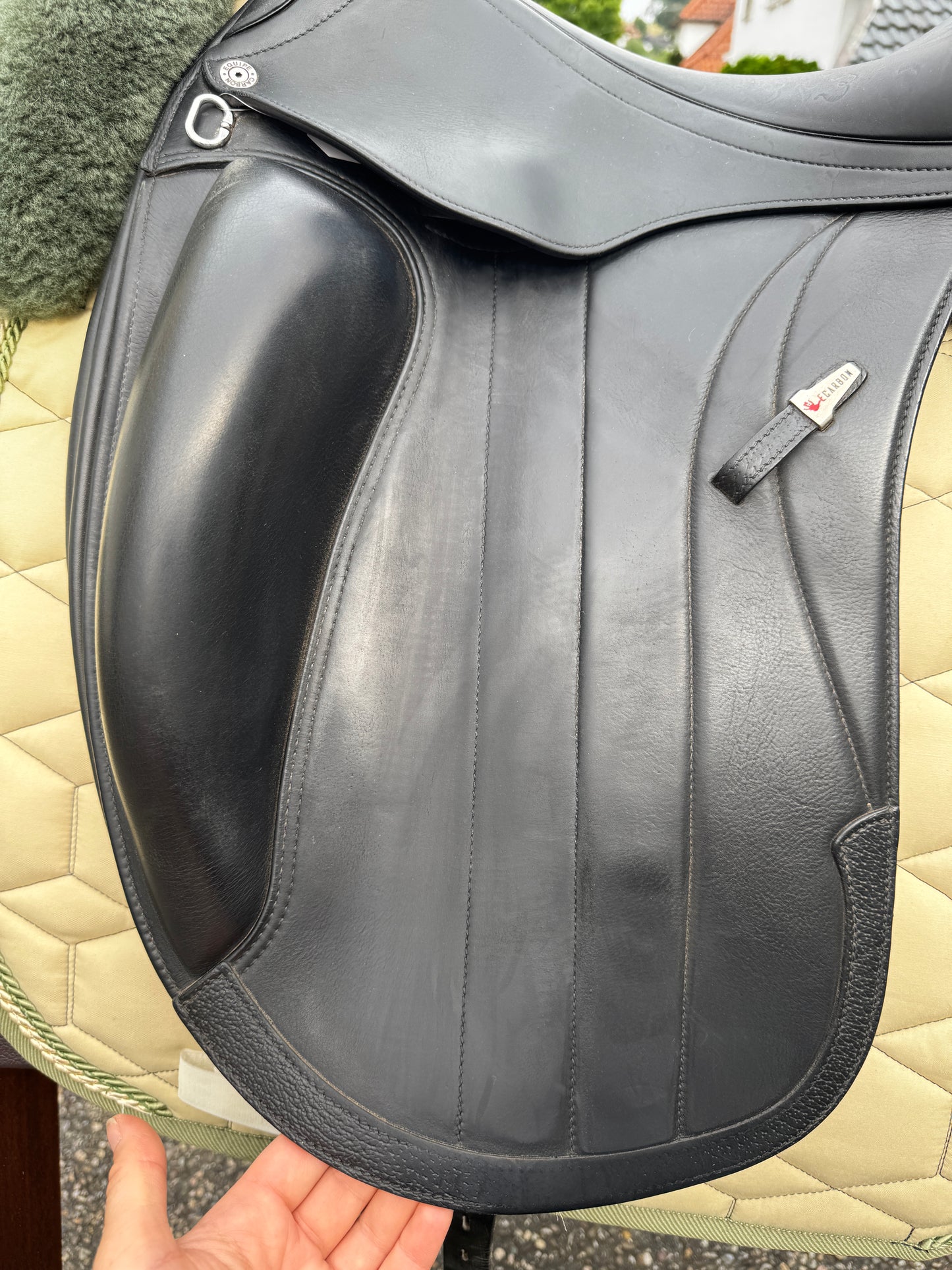 #149 Selleria Equipe Viktoria Carbon Dressursattel 17,5 Zoll